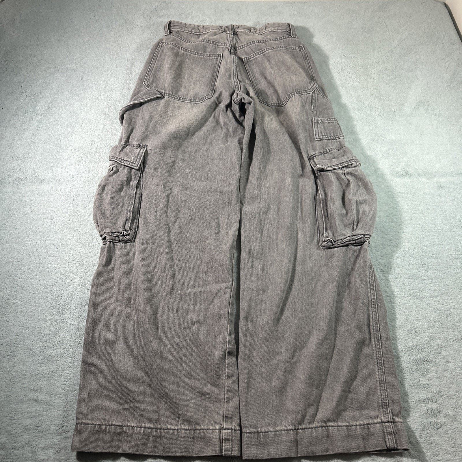JNCO Beyond Baggy Cargo Jeans Womens 2 R 29x31 Wide Leg Hamilton Size 26" / US 2 / IT 38 - 2 Thumbnail