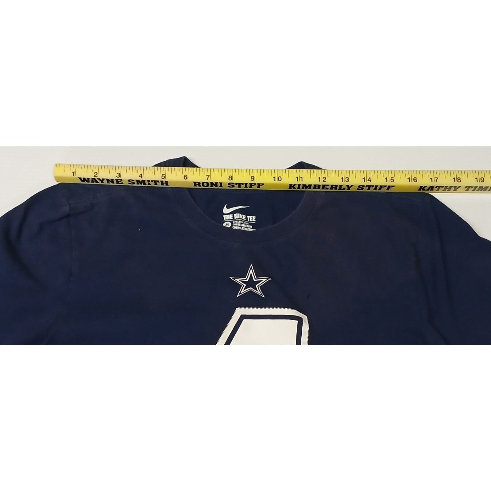 Nike Nike Tee (Medium) Blue NFL Dallas Cowboys #4 Crop Shirt Size US M / EU 48-50 / 2 - 4 Thumbnail