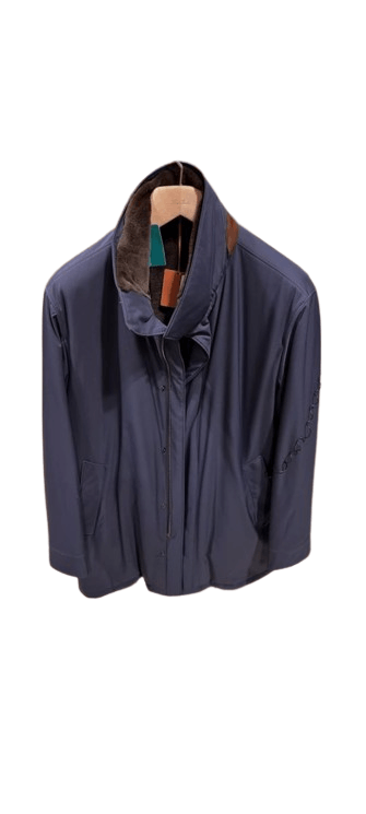 Loro Piana o1srvl11e0326 FAL9264 Maitland Coat in Blue Size US XXL / EU 58 / 5 - 1 Thumbnail