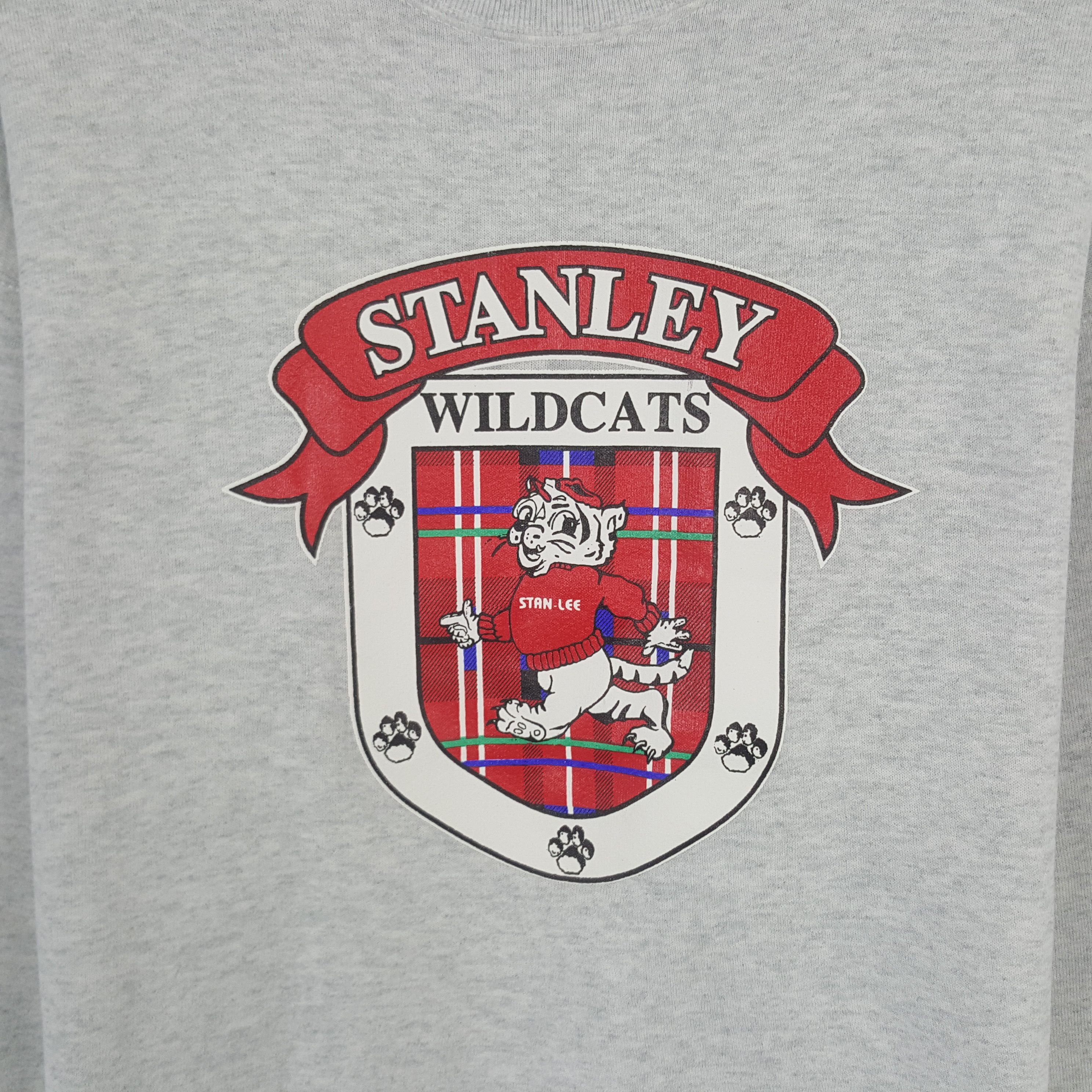 Fruit Of The Loom × Vintage Vintage Stanley Wildcats Sweatshirt Size US M / EU 48-50 / 2 - 2 Thumbnail