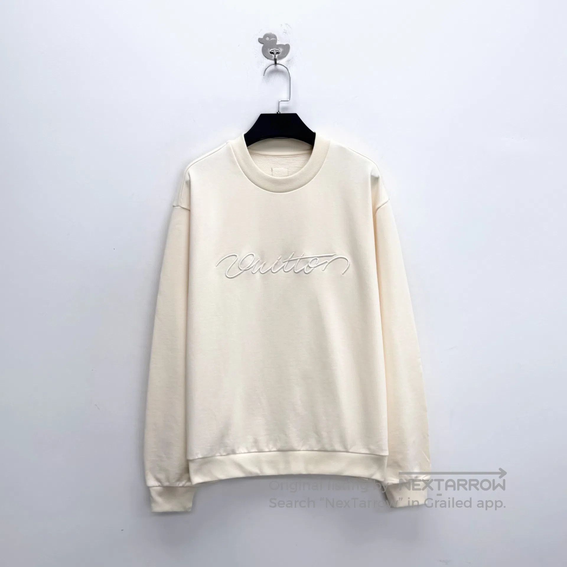 Louis Vuitton Louis Vuitton Off-White Embroidered Signature Letter Logo Size US M / EU 48-50 / 2 - 1 Thumbnail