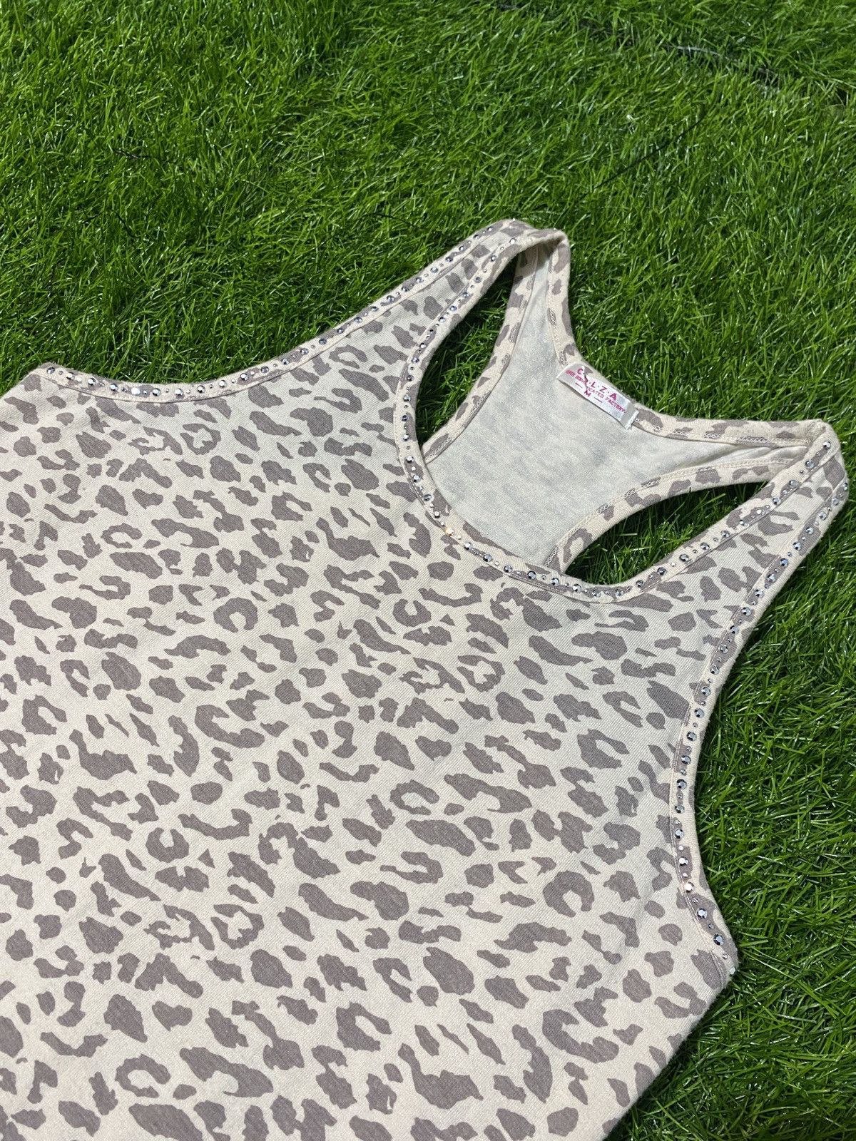 Hysteric Glamour × Japanese Brand × Le Grande Bleu (L.G.B.) TANK TOPS COLZA LEOPARD SKIN RAWRR💥 Size M / US 6-8 / IT 42-44 - 2 Thumbnail