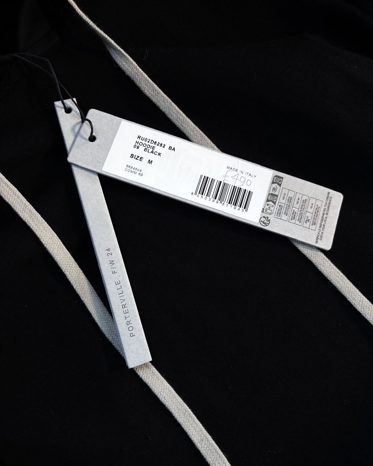 Rick Owens F/W24 PORTERVILLE HOODIE Size US M / EU 48-50 / 2 - 4 Thumbnail