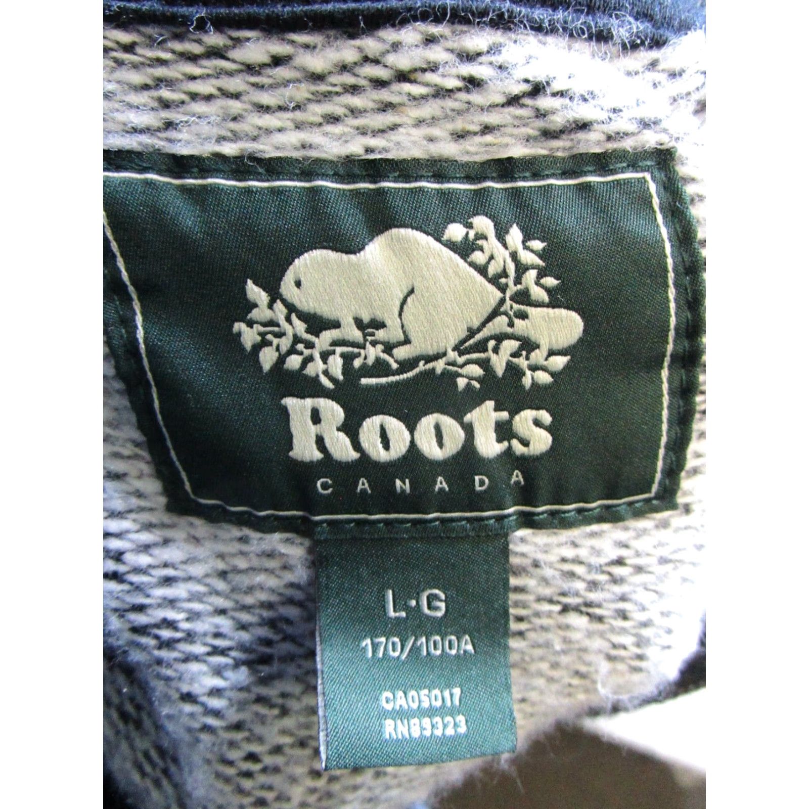 Roots VINTAGE Roots Hoodie Womens L Black Cotton Blend Full Zip Crew Neck Activewear Hiking Running & Jogging Walking Mens Womens Girls Boys Size L / US 10 / IT 46 - 3 Thumbnail