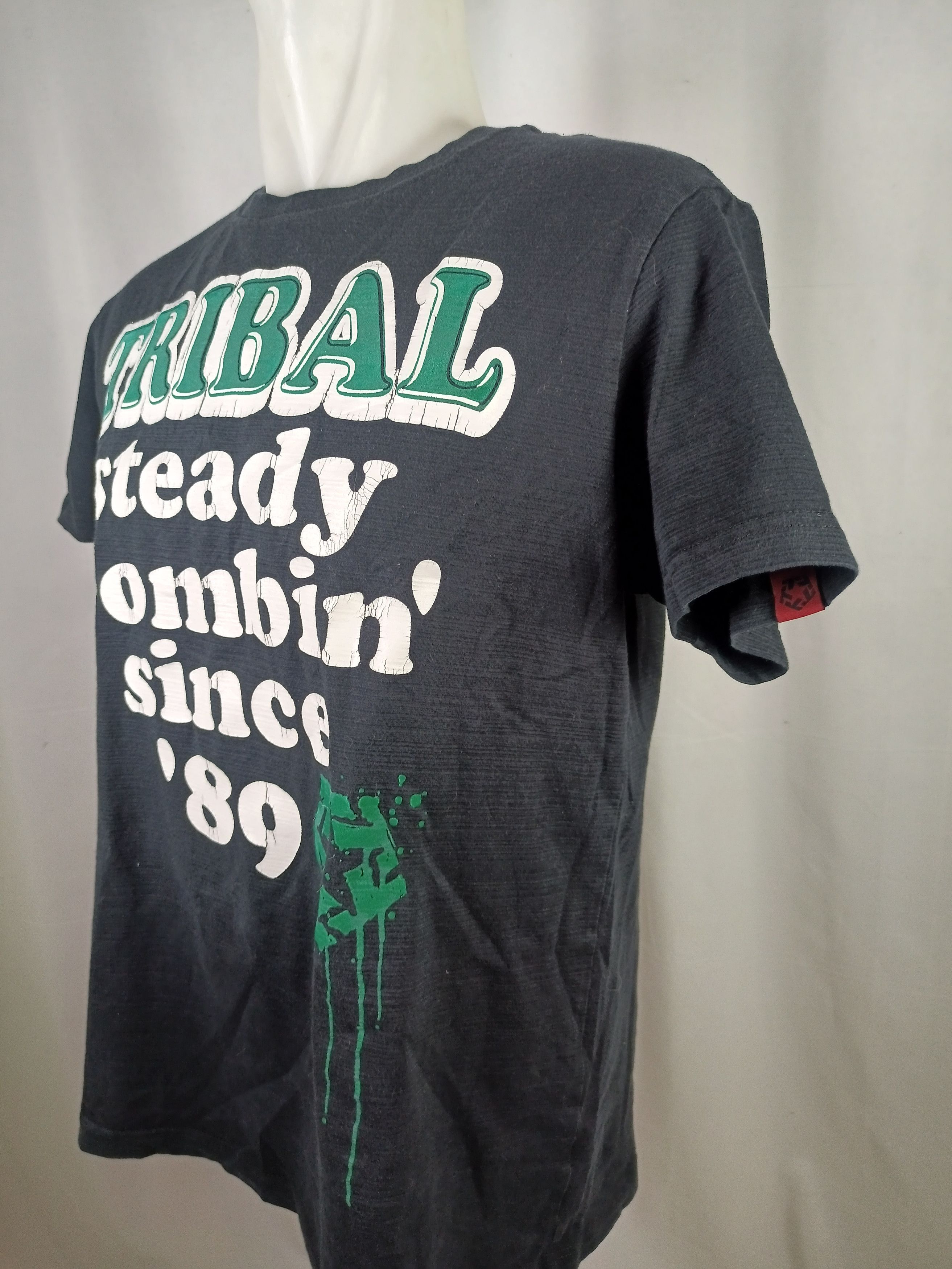Designer × Japanese Brand × Tribal Streetwear TRIBAL GEAR Steady Bombin' Since '89 Shorts Sleeve Y2K Style Size US L / EU 52-54 / 3 - 11 Thumbnail