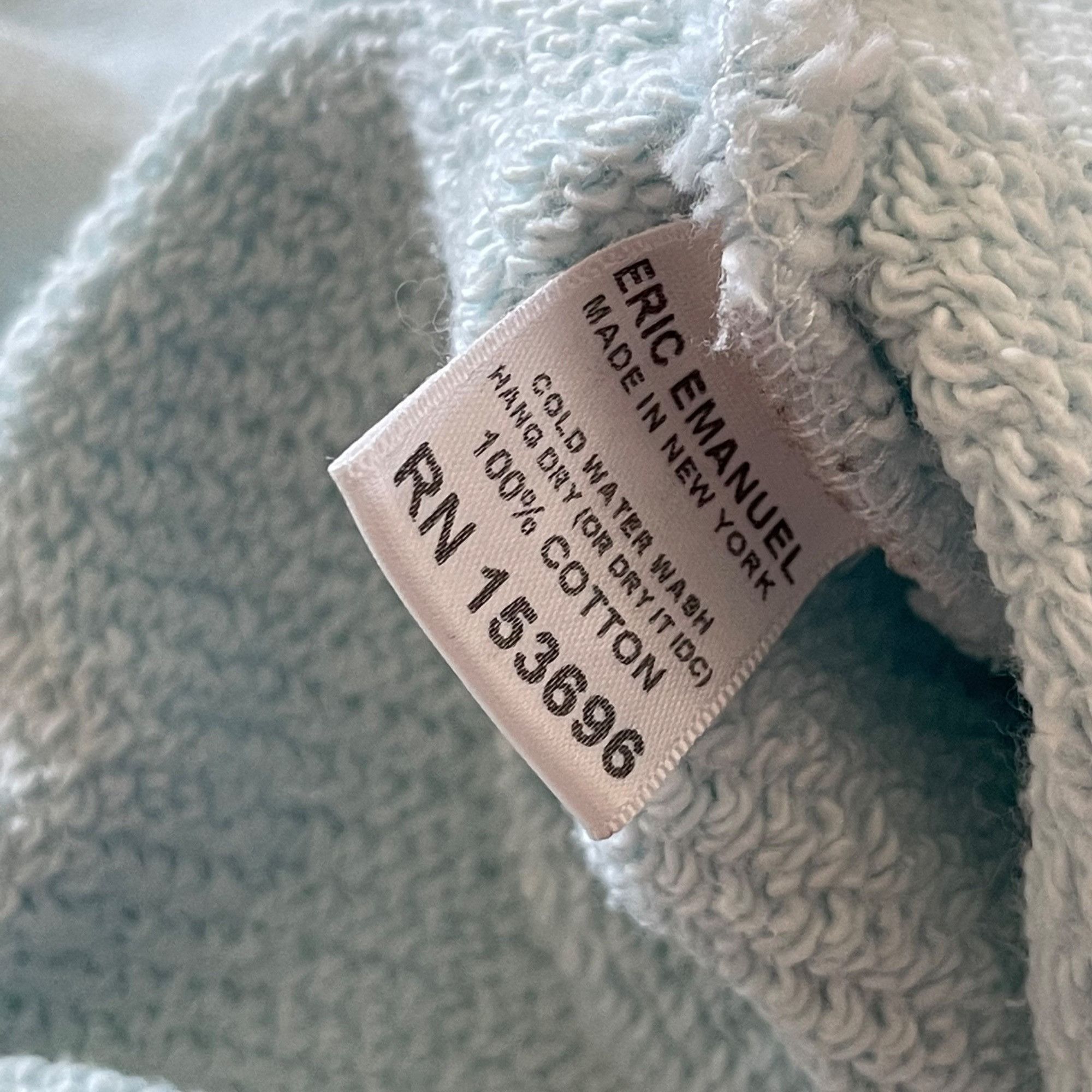 Eric Emanuel NEW ERIC EMANUEL EE LIGHT BLUE CREWNECK SWEATSHIRT SZ M Size US M / EU 48-50 / 2 - 5 Thumbnail