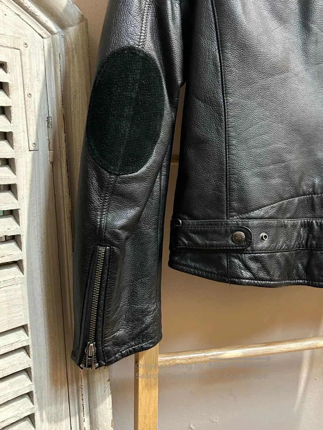 Armani Armani Vintage Leather Jacket. Size US M / EU 48-50 / 2 - 4 Thumbnail