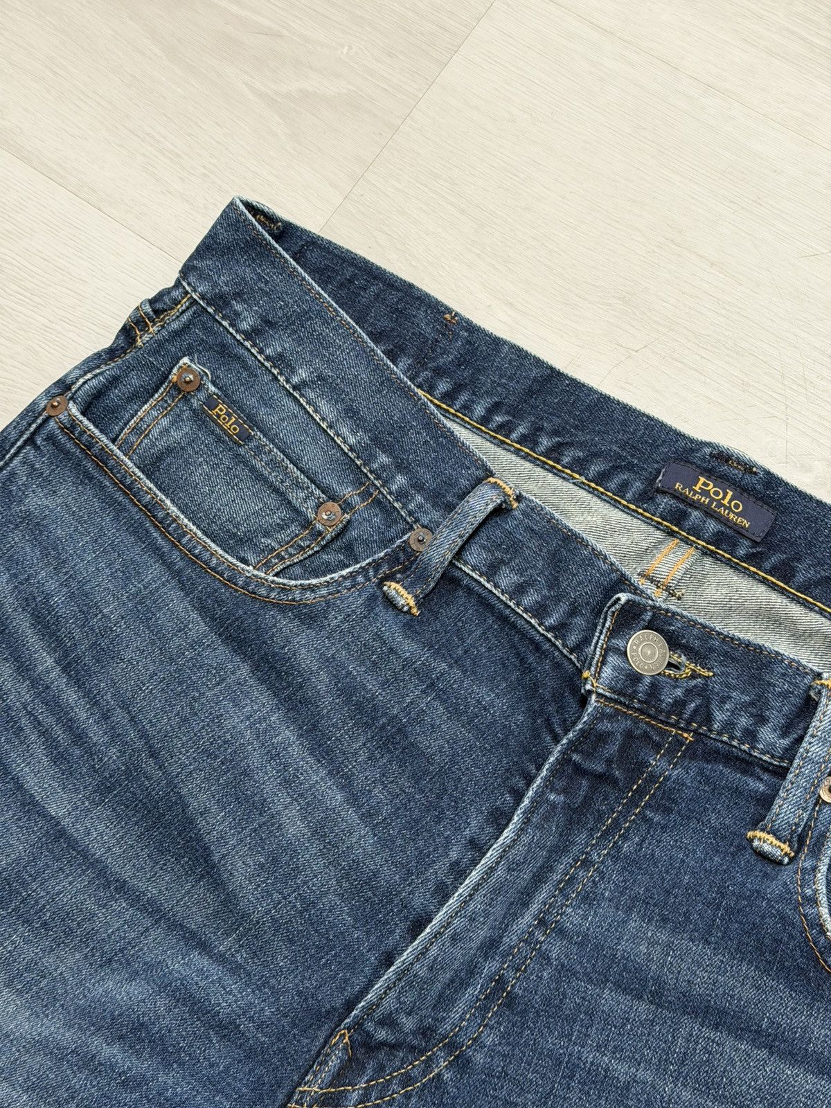 Polo Ralph Lauren Polo Ralph Lauren The Hampton Relaxed Straight Jeans 34x32 Size US 34 / EU 50 - 7 Thumbnail