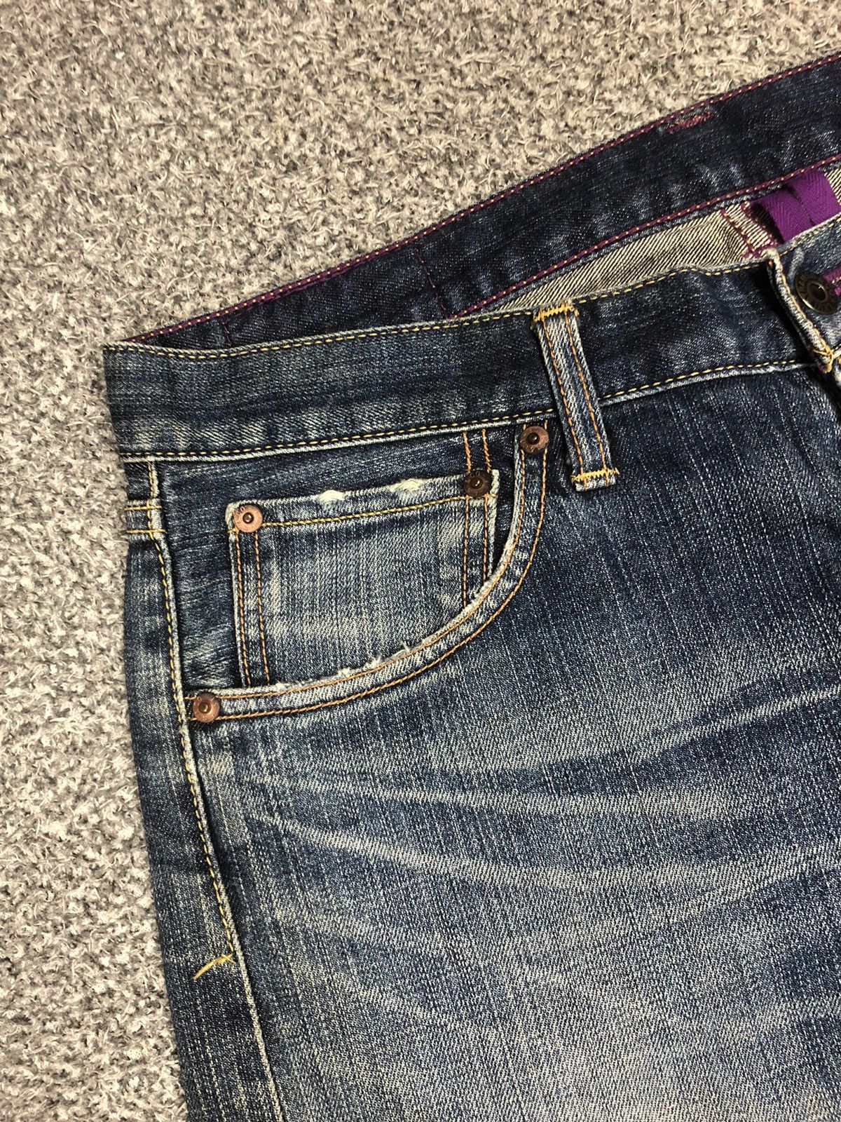 Levi's Vintage Beauty Faded Levis 503 V23 Jeans Size US 34 / EU 50 - 6 Thumbnail