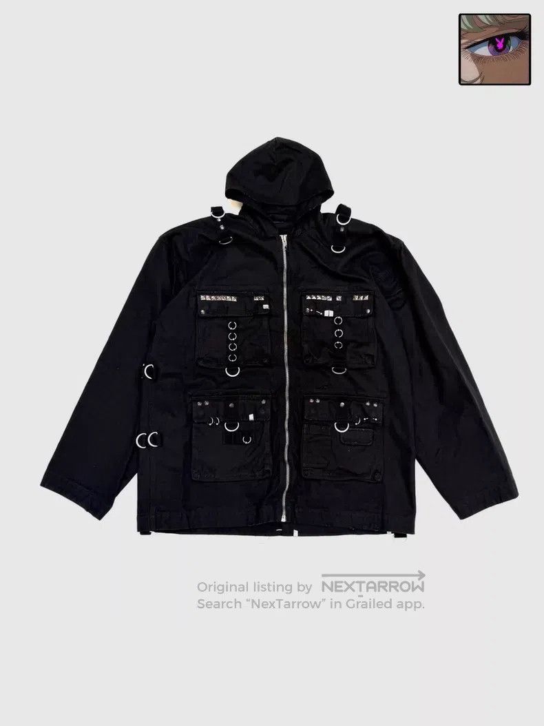 Balenciaga Balenciaga Studded zippered hooded jacket Size US XS / EU 42 / 0 - 1 Thumbnail