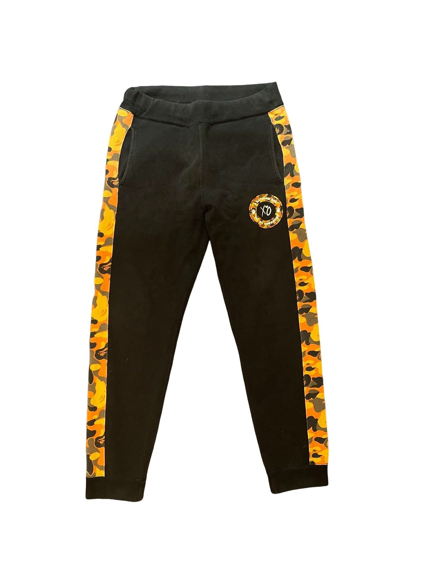 Bape A Bathing Ape Yellow Camo Sweatpants Size L Size US 34 / EU 50 - 1 Thumbnail
