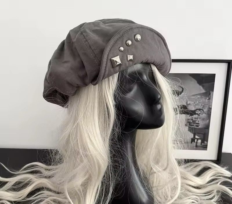 Vintage Vint. 70s 80s Avon brown retro mod pom beanie ski  display picture 3