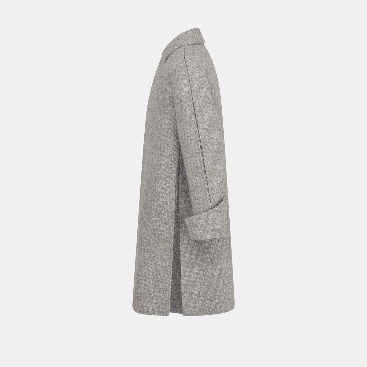 o1w1db11024 Virgin Wool Coat in Grey