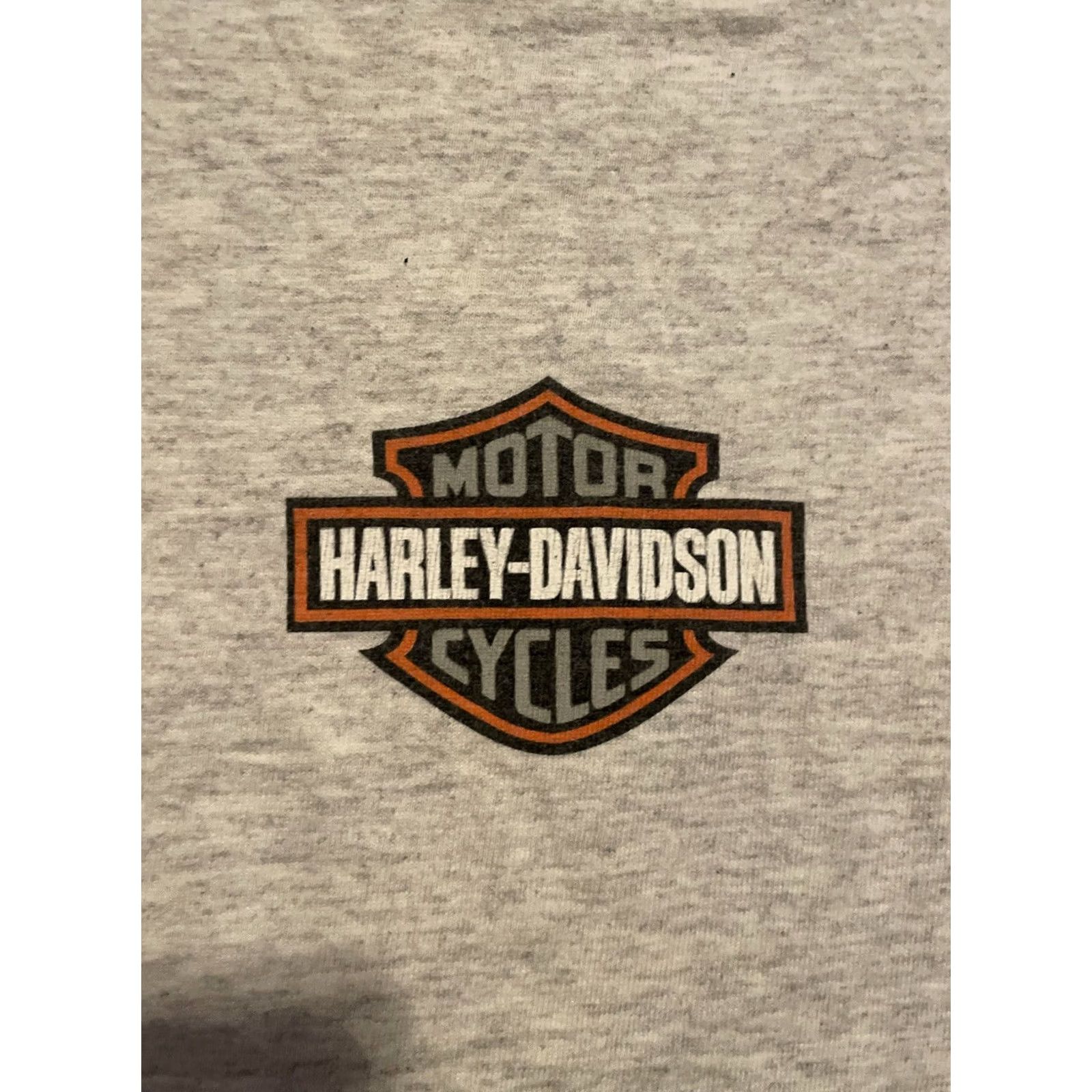 Harley Davidson VINTAGE Harley-Davidson Motorcycle Shirt Adult XL Gray Cotton 1990s Men T-Shirt Short Sleeve Crew Neck Size US XL / EU 56 / 4 - 7 Thumbnail