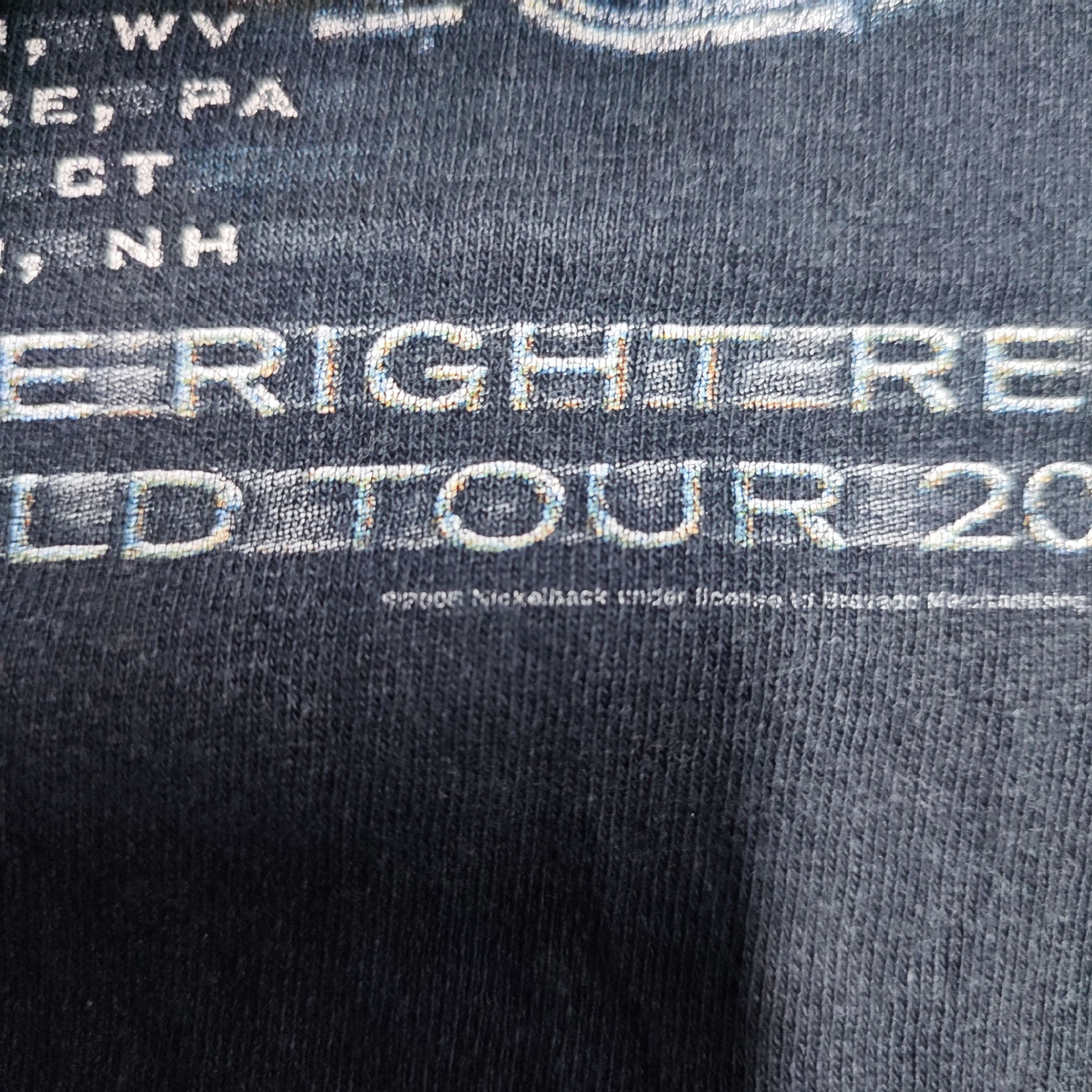 Band Tees × Vintage 2006 NICKELBACK TOUR TSHIRT Size US XL / EU 56 / 4 - 6 Thumbnail