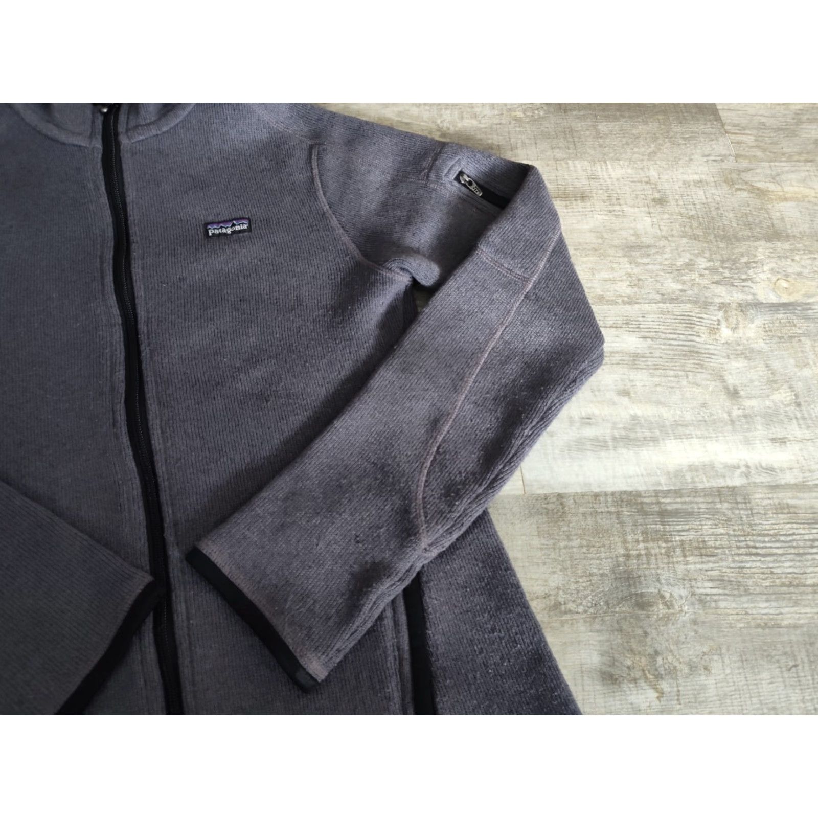 Patagonia Patagonia Hoodie Jacket Women XS Regular Gray Solid Full Zip Hooded Jacket, Better Sweater, Outdoor, Vintage No, Fleece, Polyester, Logo, 90s? Size XS / US 0-2 / IT 36-38 - 2 Thumbnail