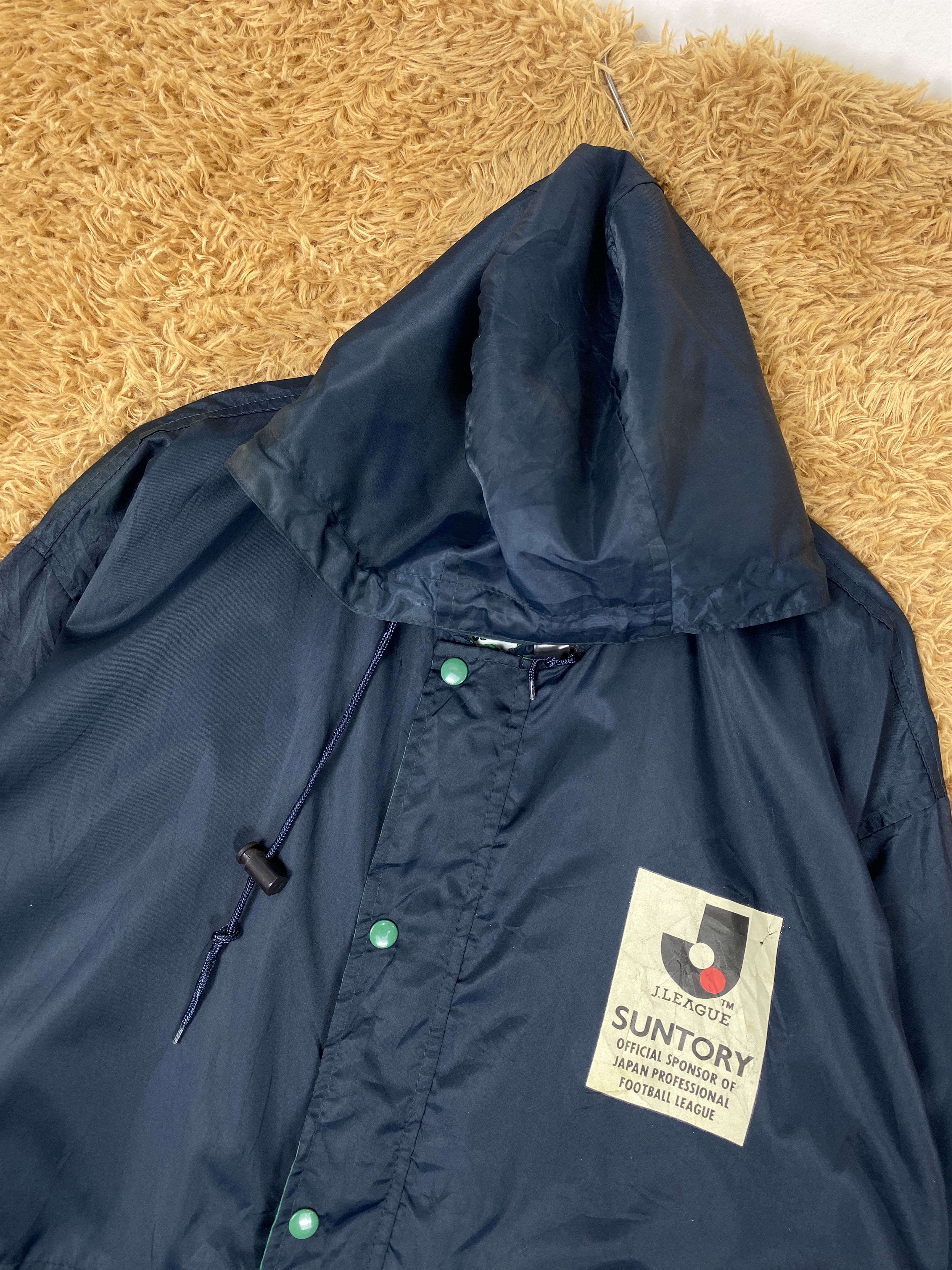Japanese Brand Vintage Suntory J League Hoodie Long Jacket J2085 Size US XL / EU 56 / 4 - 2 Thumbnail