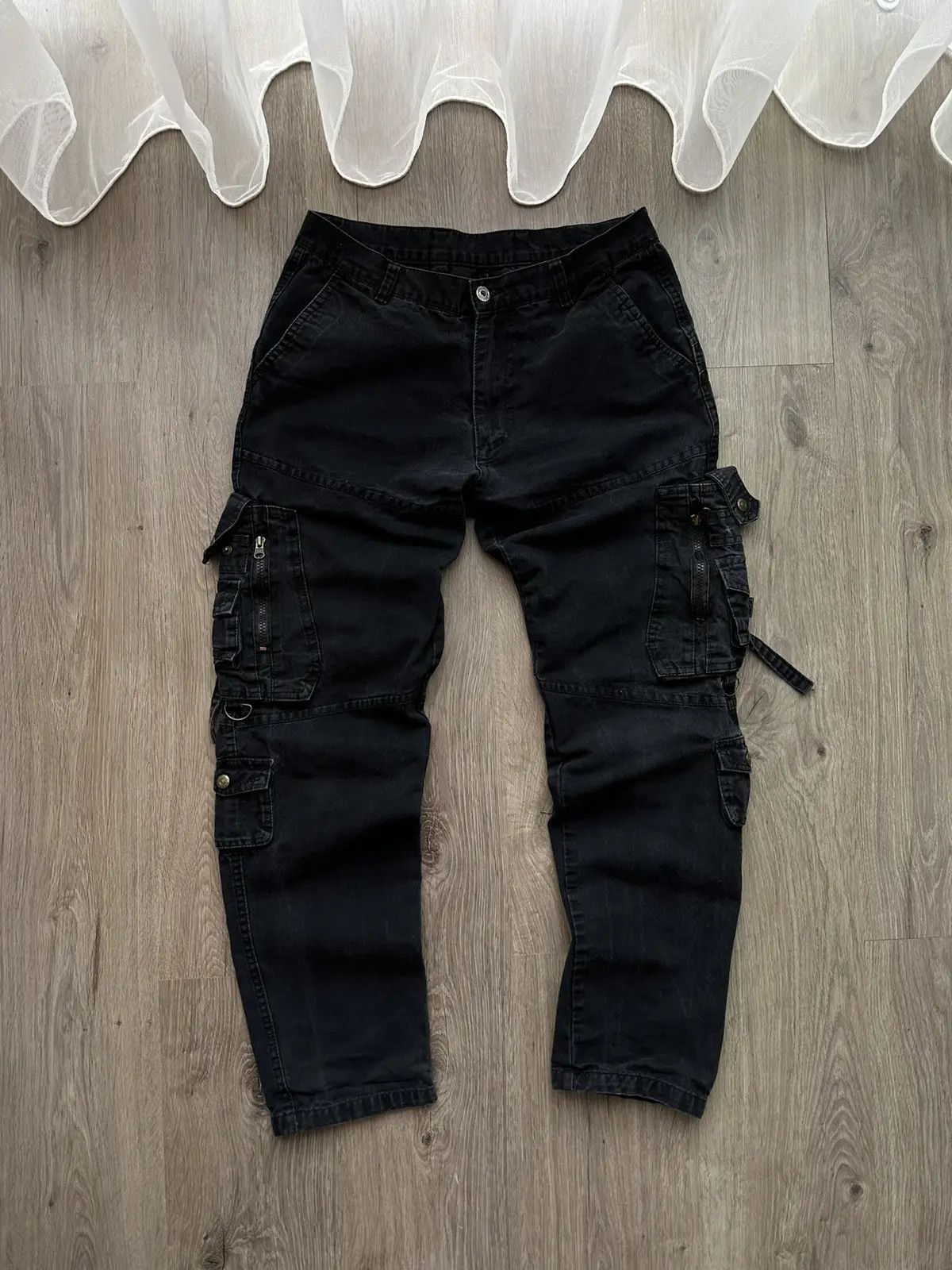 Vintage Japanese Black Bondage Junya Watanabe Style Pants