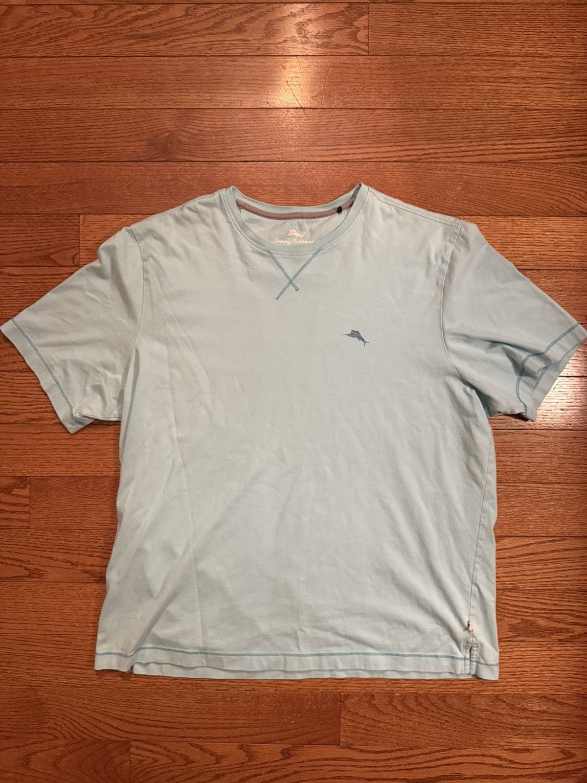 Tommy Bahama Tommy Bahama Turquoise T-Shirt Size US L / EU 52-54 / 3 - 2 Thumbnail