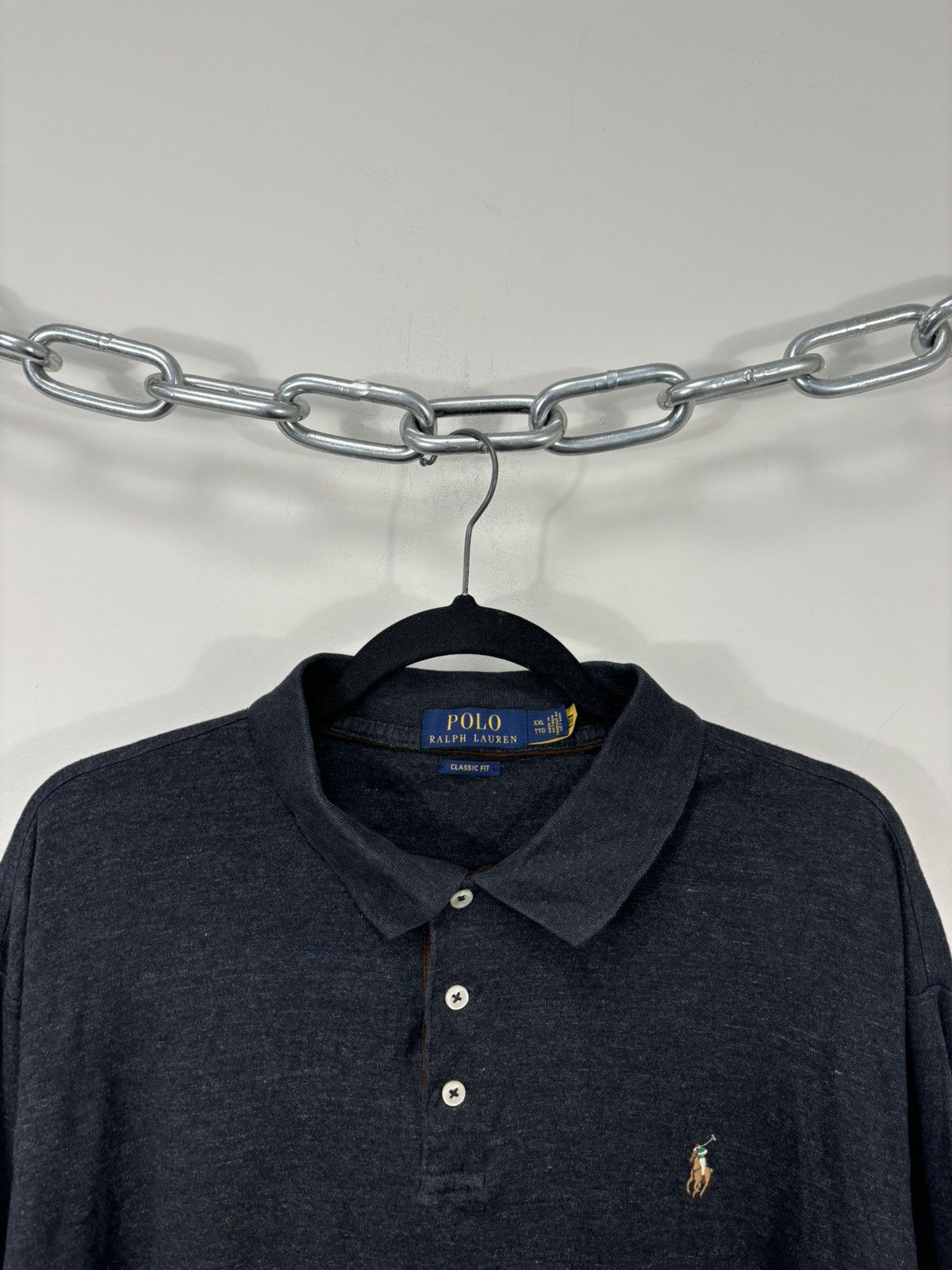 Polo Ralph Lauren Polo Ralph Lauren Men’s Gray Luxury Long Sleeve Polo Shirt Size US XXL / EU 58 / 5 - 4 Thumbnail