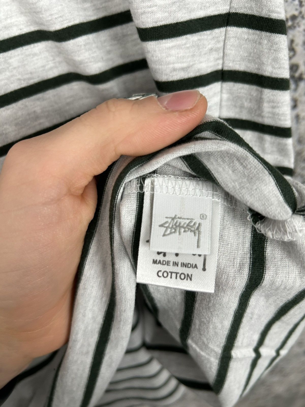 Stussy Vintage Stussy International Stripped Tee Streetwear Hype Size US S / EU 44-46 / 1 - 5 Thumbnail