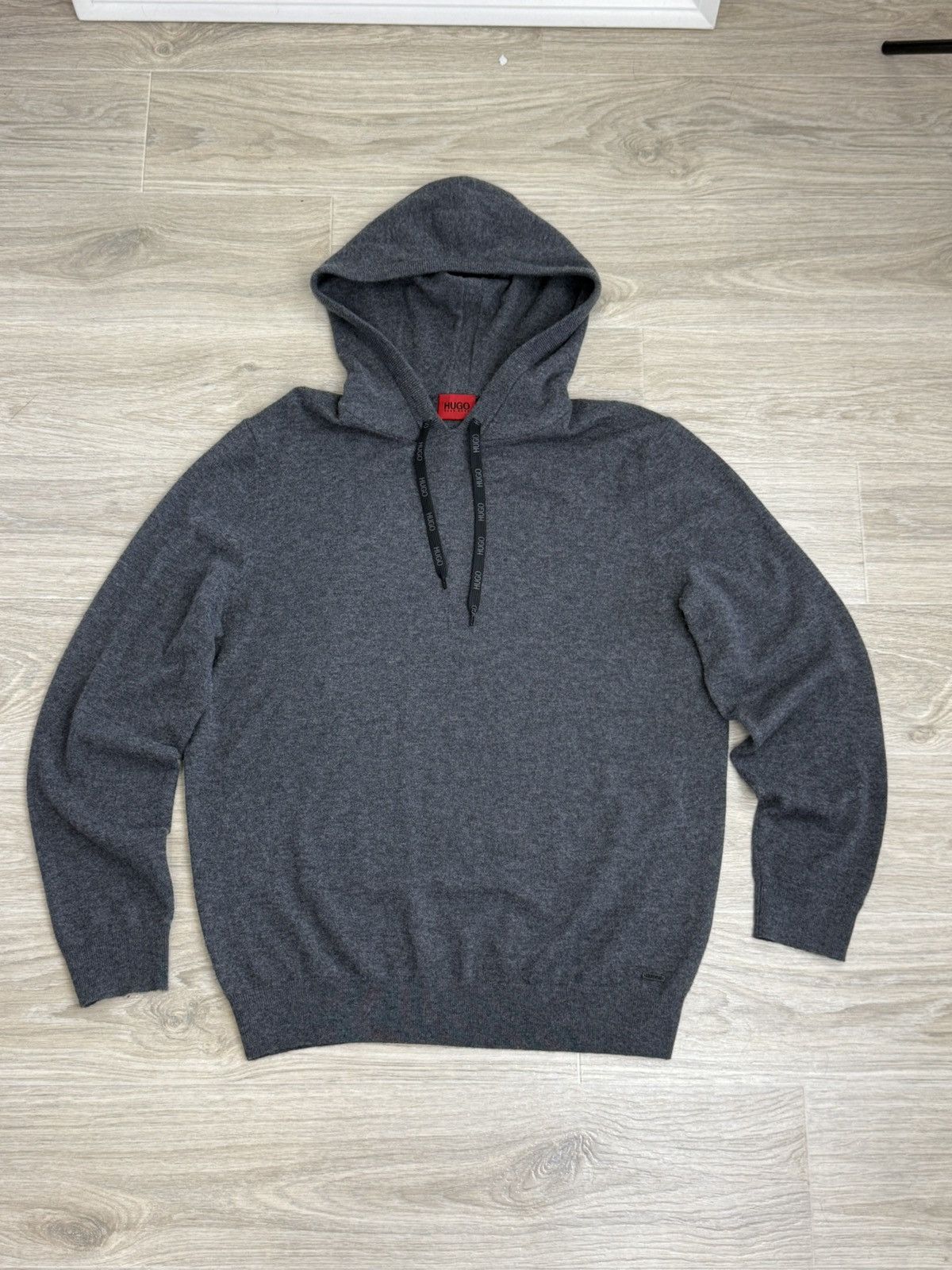 Hugo Boss Hugo Boss Wool Cashmere Hoodie Pullover Size: XL Size US XL / EU 56 / 4 - 4 Thumbnail