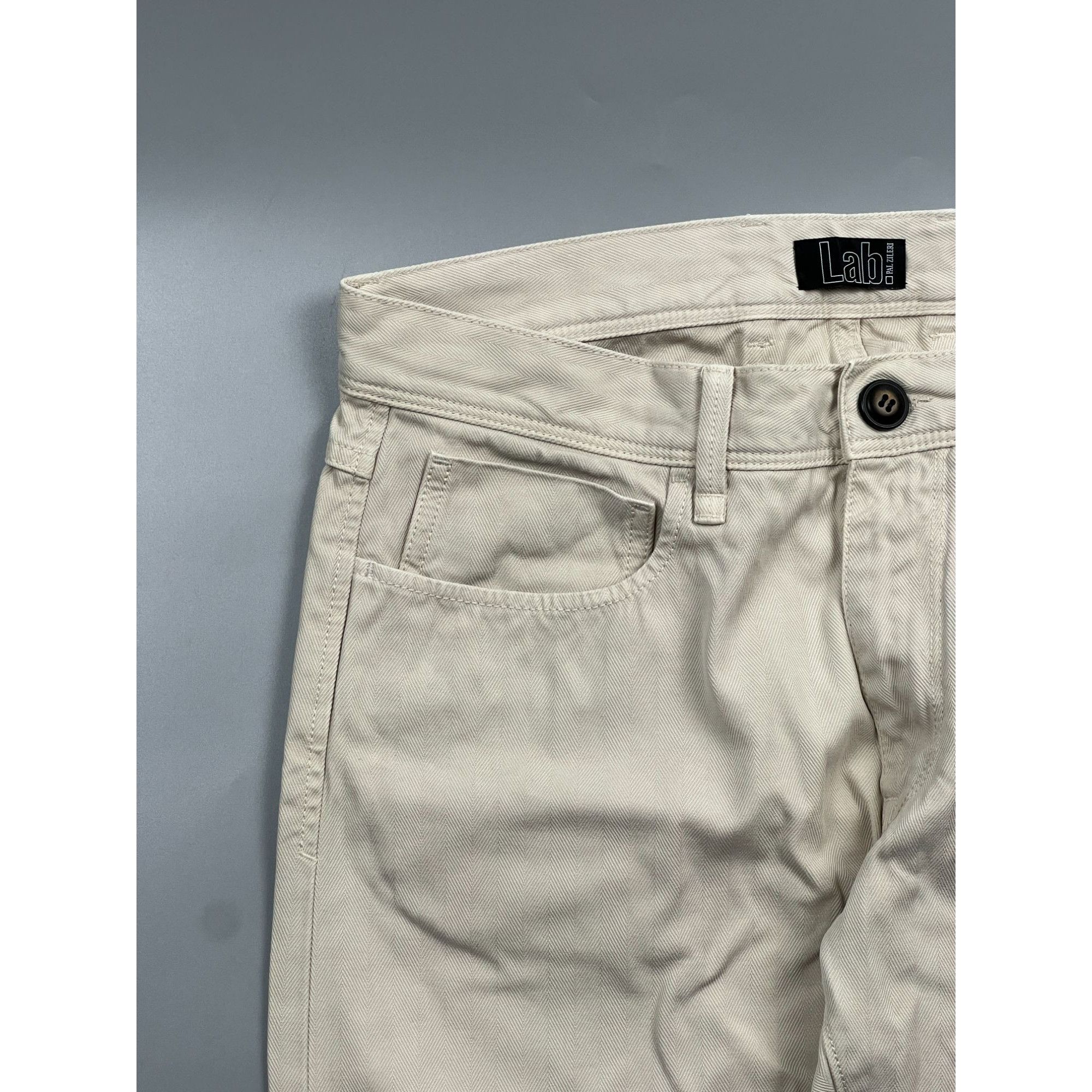 Pal Zileri Pal Zileri Lab Beige Denim Jeans Pants (Y0846) Size US 32 / EU 48 - 3 Thumbnail