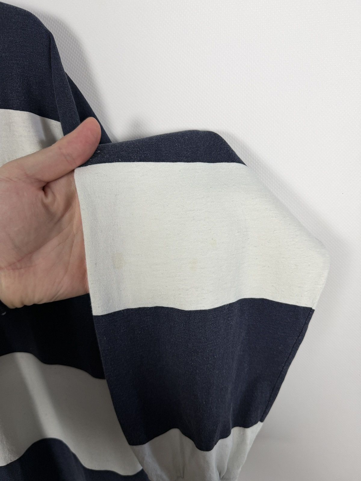 Levi's Vintage Clothing Vintage 90s Levi’s Long Sleeve Striped Polo Shirt Rugby Sz M Size US M / EU 48-50 / 2 - 14 Thumbnail