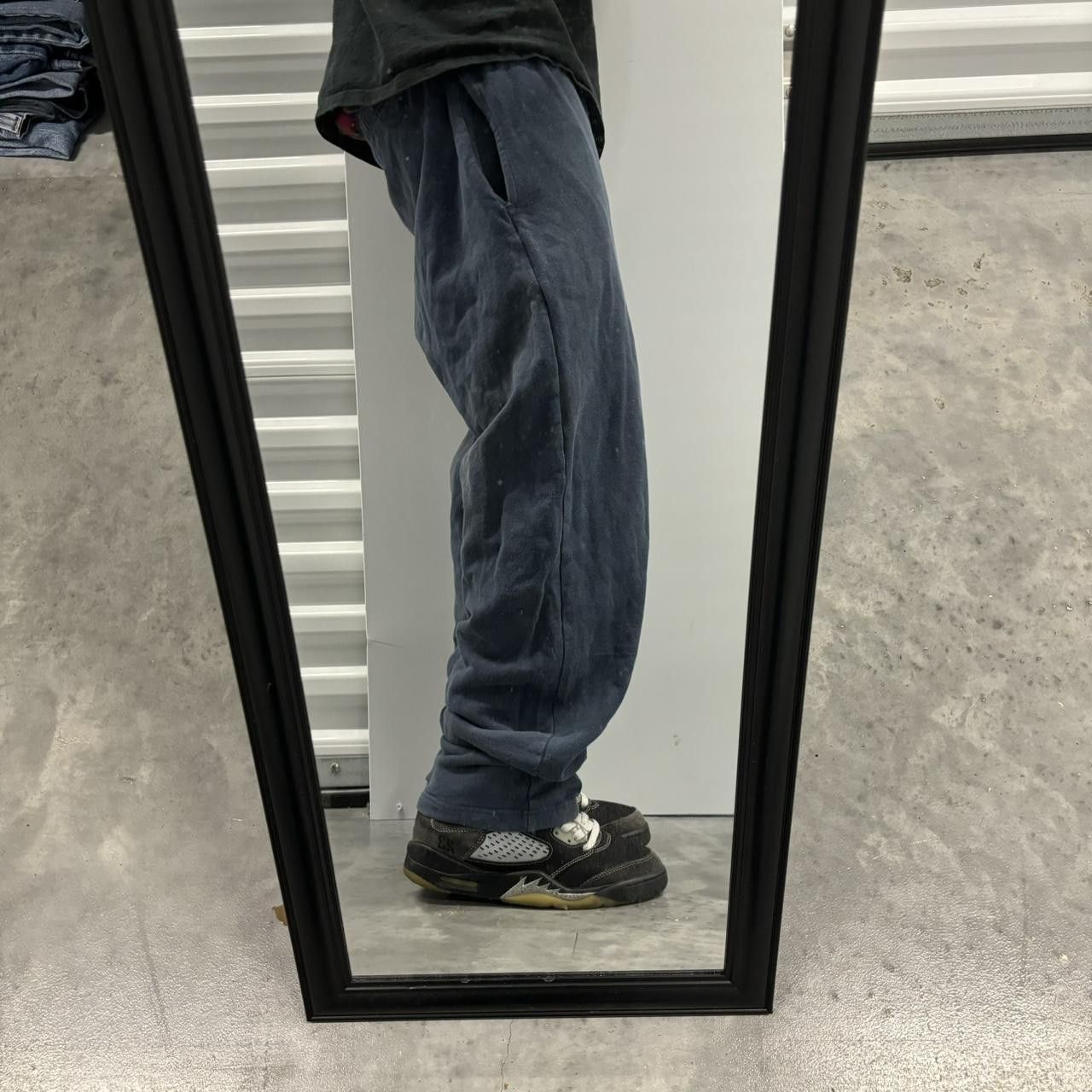 Japanese Brand × Vintage Crazy Vintage Y2K/2000s Blue Skater Essential Sweatpants! Size US 30 / EU 46 - 2 Thumbnail
