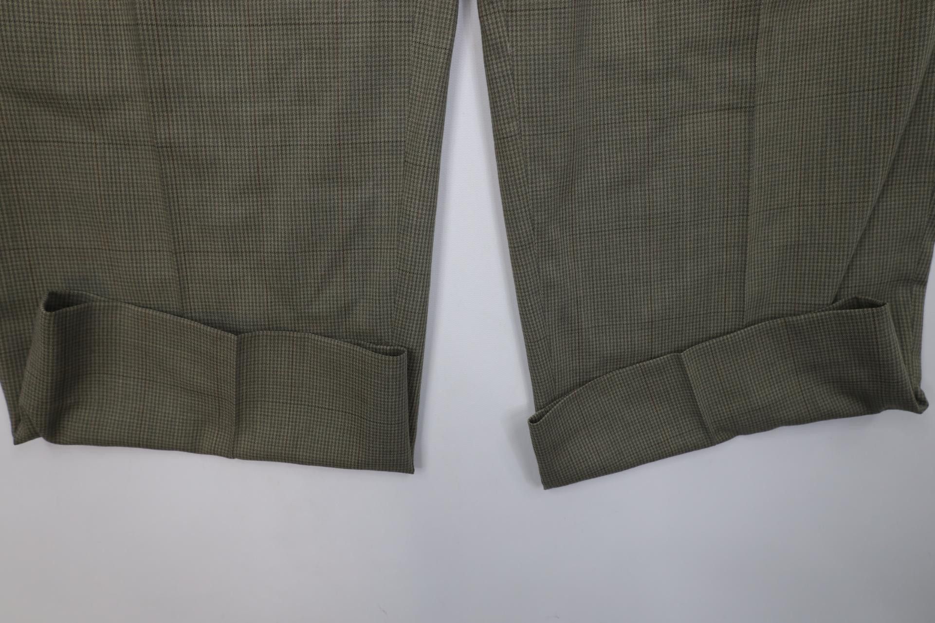 Christian Dior Monsieur Vintage 70s Christian Dior Houndstooth Wide Leg Pants USA Size US 36 / EU 52 - 6 Thumbnail