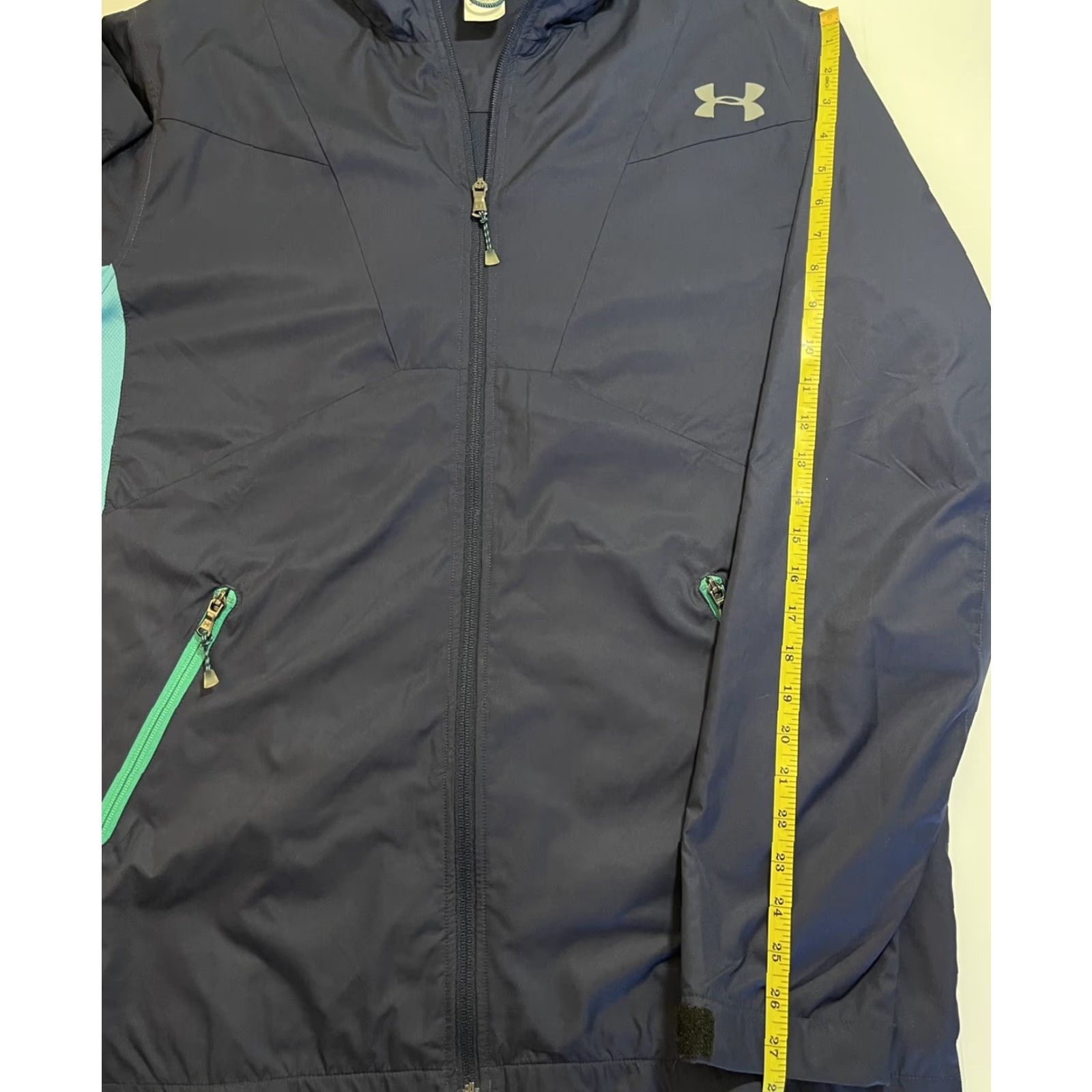 Under Armour Under Armour Windbreaker Jacket Golf Full Zip Mens XL Blue Sports Windbreaker Brand Mens XL Blue Under Armour Size US XL / EU 56 / 4 - 7 Thumbnail