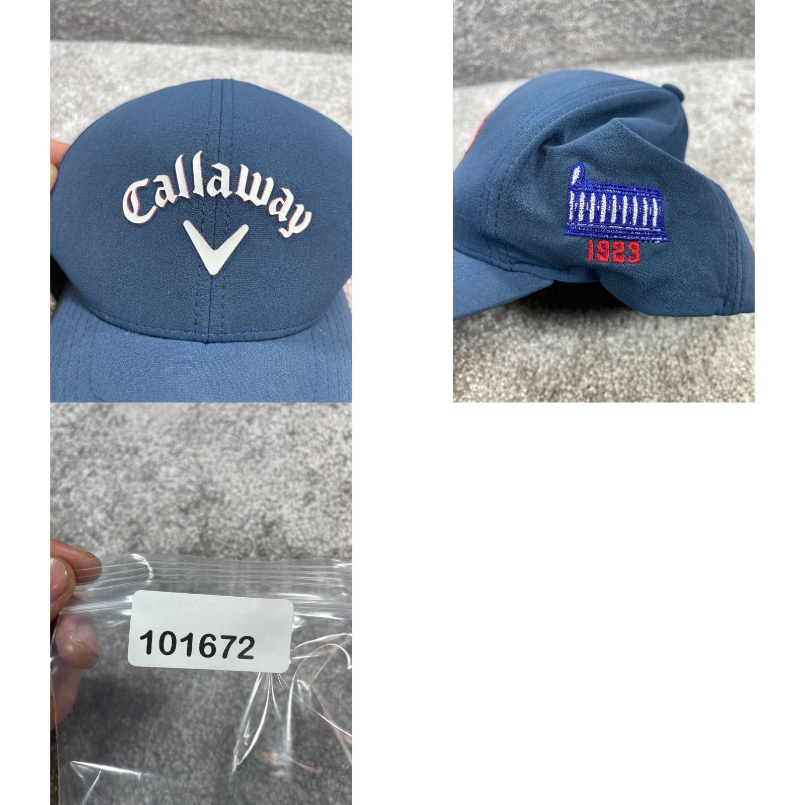 Callaway Callaway Hats Mens L-XL Yupoong Flexfit Blue 6-Panel Lightweight Golf Cap Size ONE SIZE - 8 Thumbnail