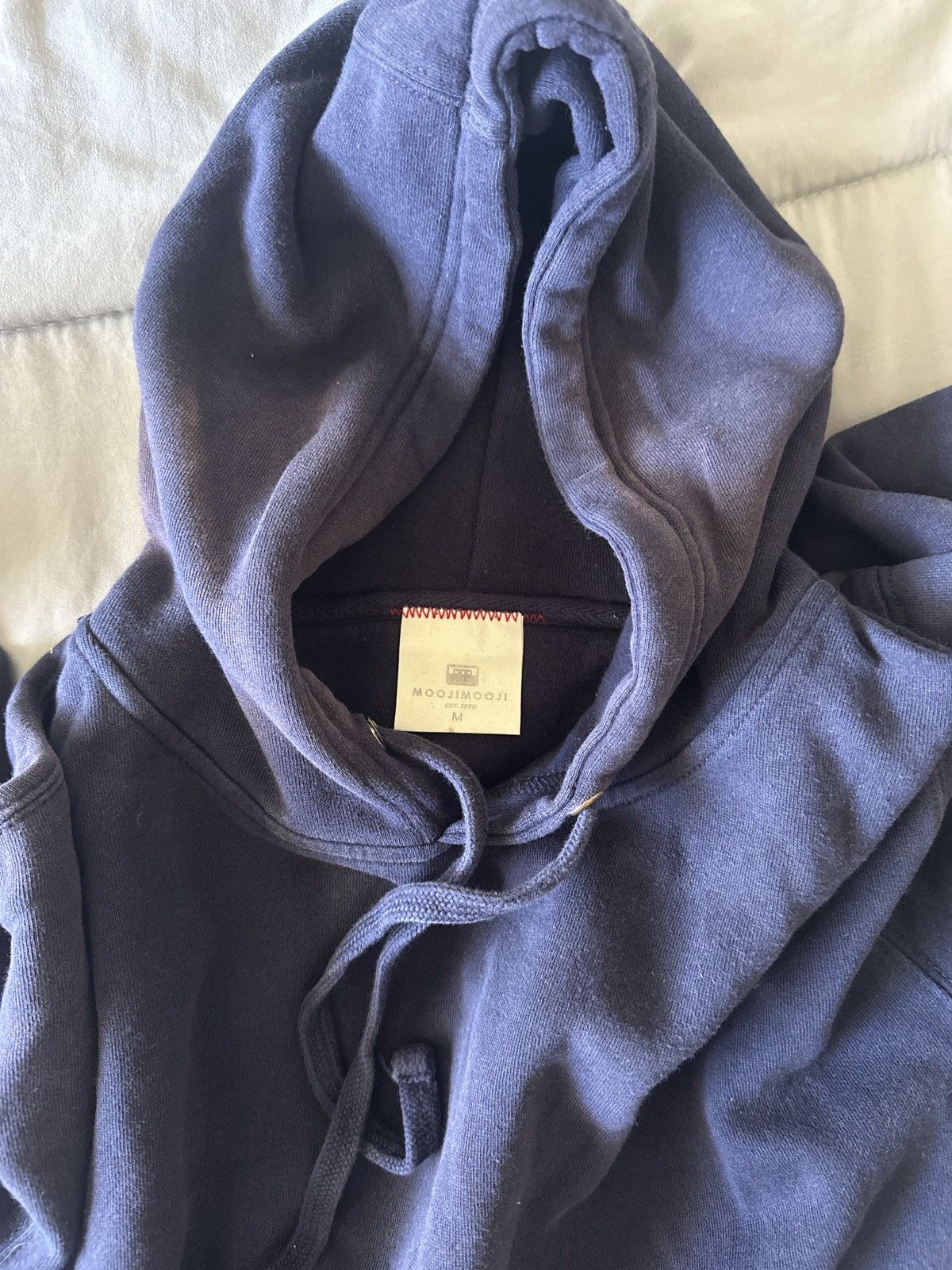 Mooji Mooji Zip Up フーディ Aged RED OVERSIZE ZIP UP HOODIE AGED PURPLE — MOOJIMOOJI