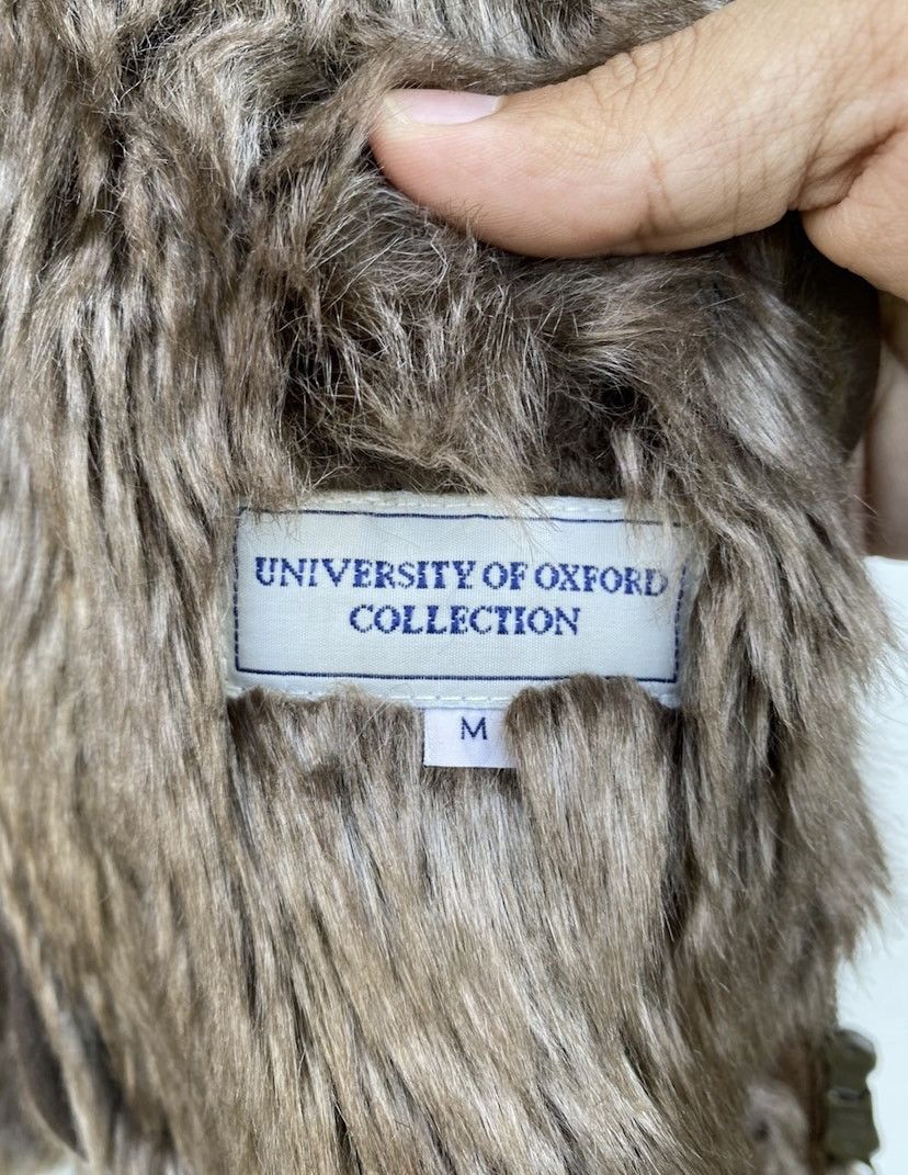 Vintage Vintage University Of Oxfords Collection Leather Jacket Size US M / EU 48-50 / 2 - 2 Thumbnail