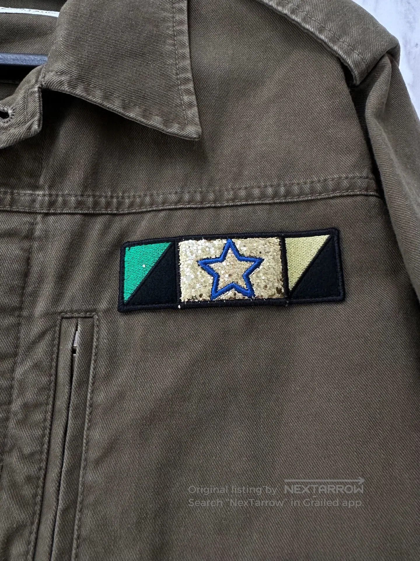 Saint Laurent Paris Saint Laurent Olive Green Shark Jacket. Size US S / EU 44-46 / 1 - 3 Thumbnail