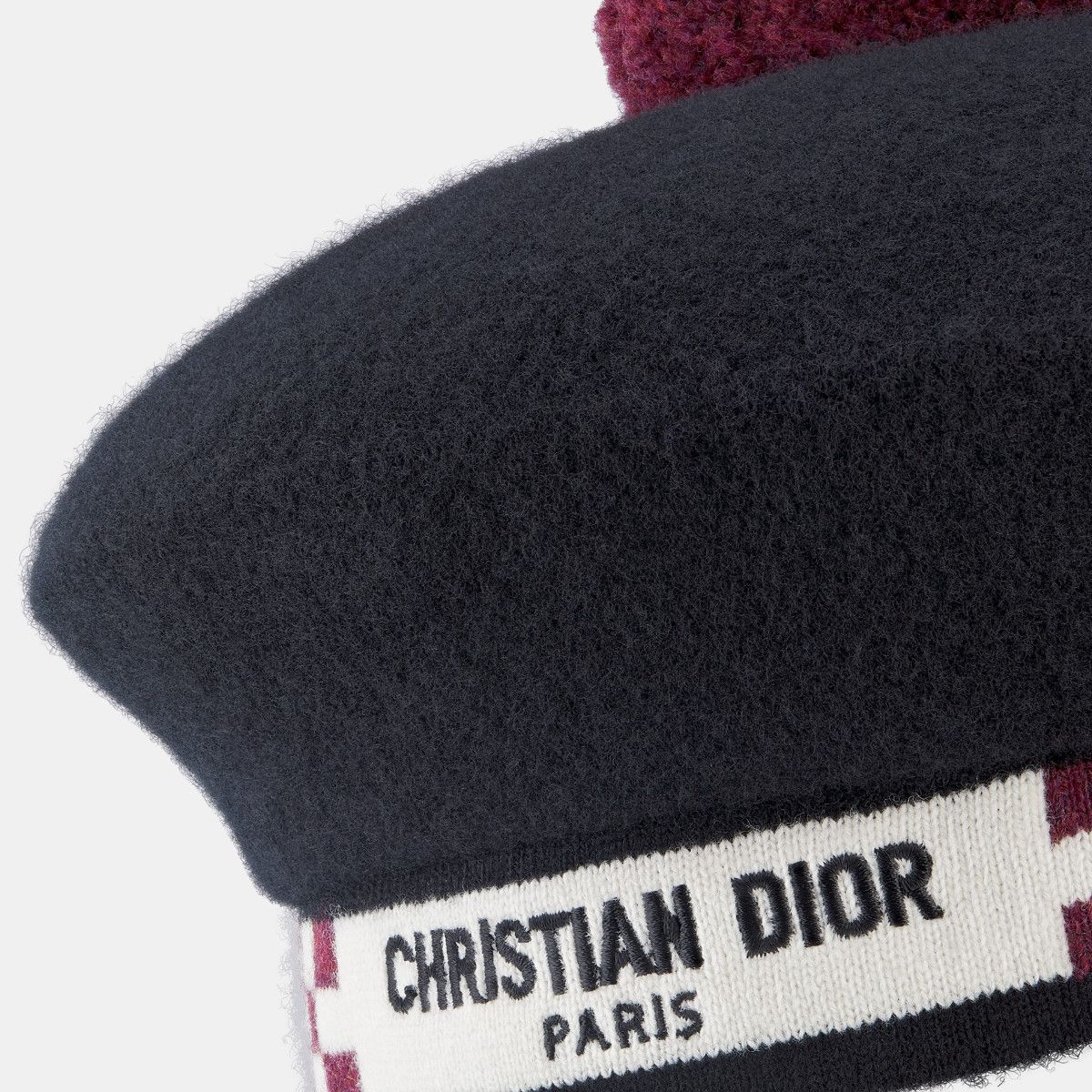 Dior o1bcso1str0226 Size:OS/Castle Beret in Black Size ONE SIZE - 3 Thumbnail