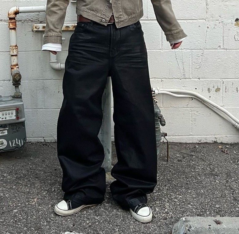 K-Two Studios k-two studios waxed denim jeans Size US 35 - 8 Thumbnail