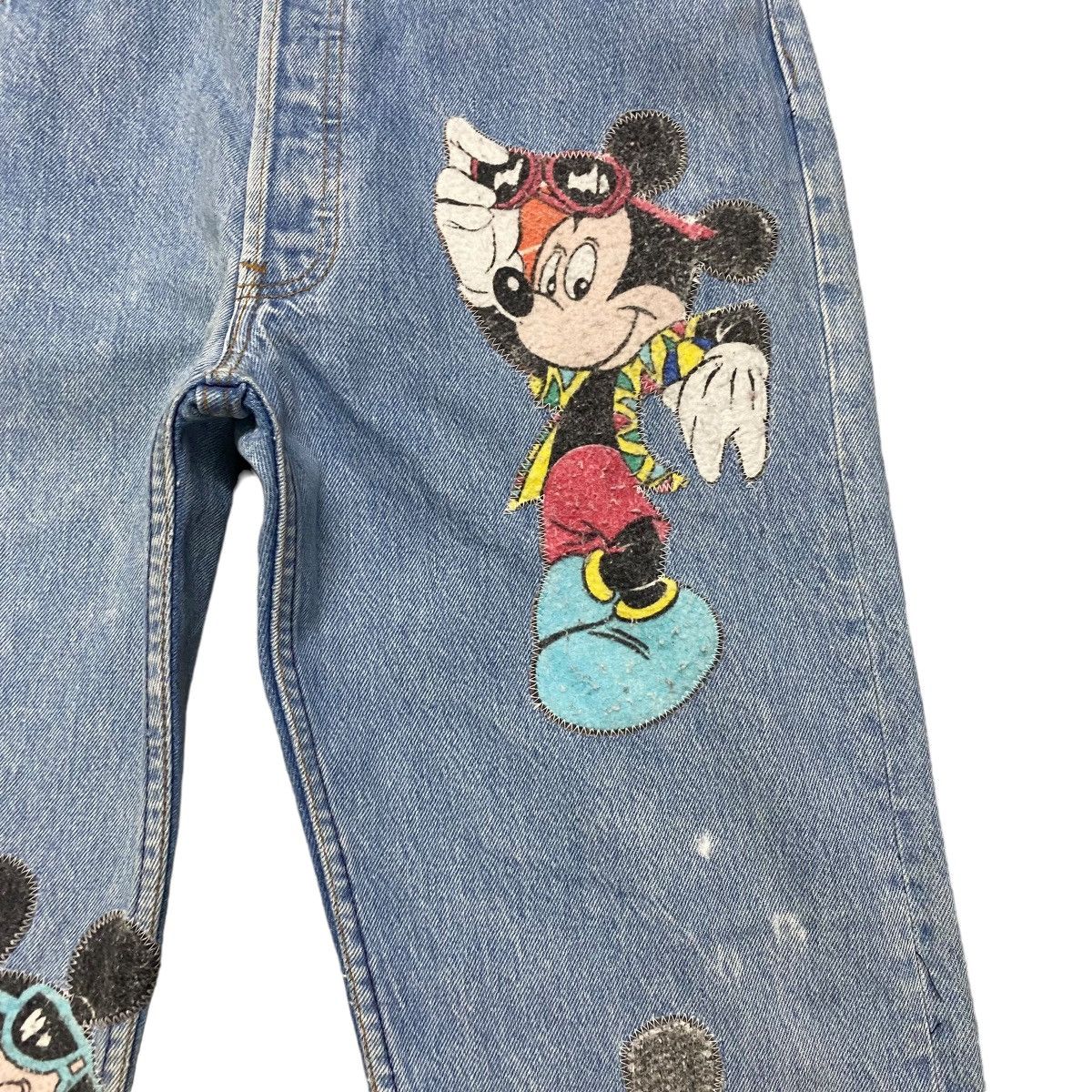 Levi's Vintage 90s Mickey X Levis 501 Lightwash Jeans Size US 33 - 7 Thumbnail