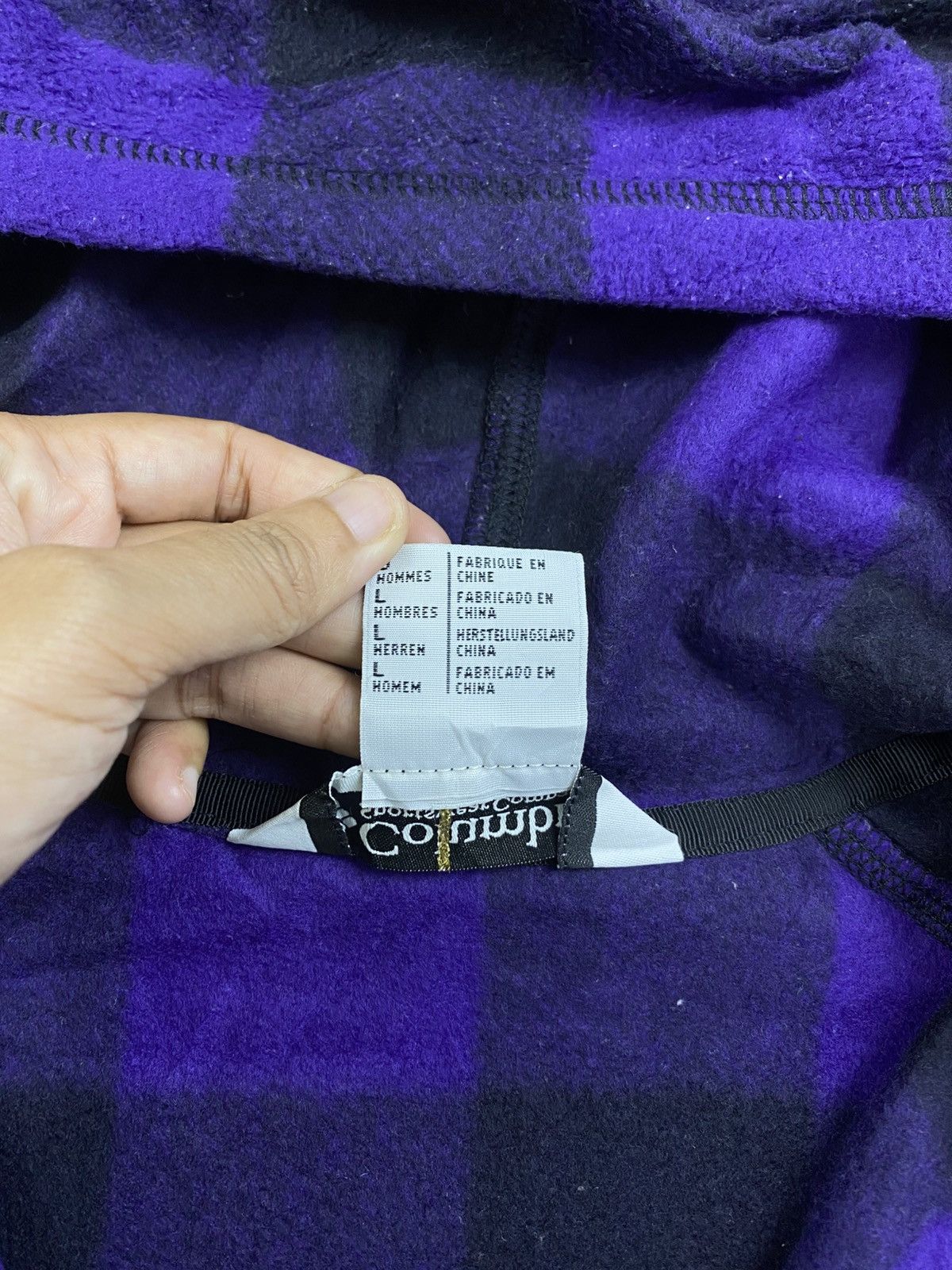 Columbia × Vintage Vtg Columbia Sportwear Company Block Check Fullzip Jacket Size US L / EU 52-54 / 3 - 10 Thumbnail