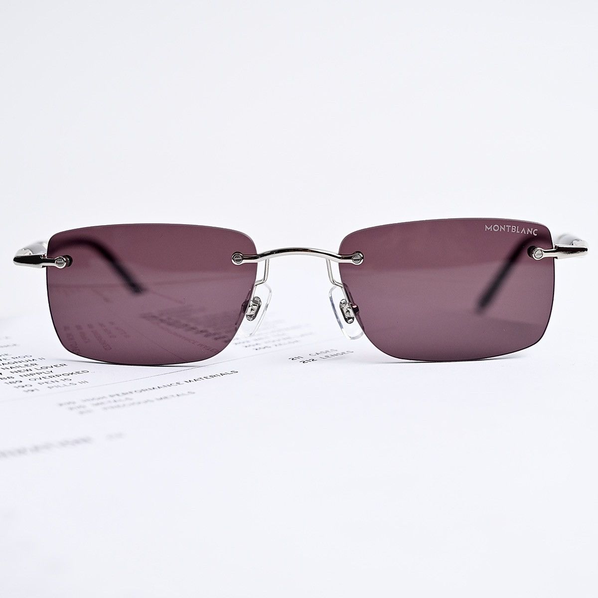 Montblanc MONTBLANC MB0344S SUNGLASSES Size ONE SIZE - 9 Thumbnail