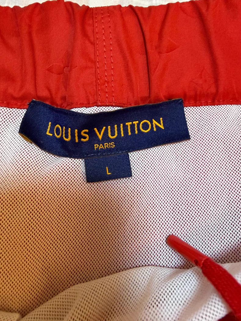 Louis Vuitton Louis Vuitton size l Logo print lace-up beach shorts Size US 30 / EU 46 - 2 Thumbnail