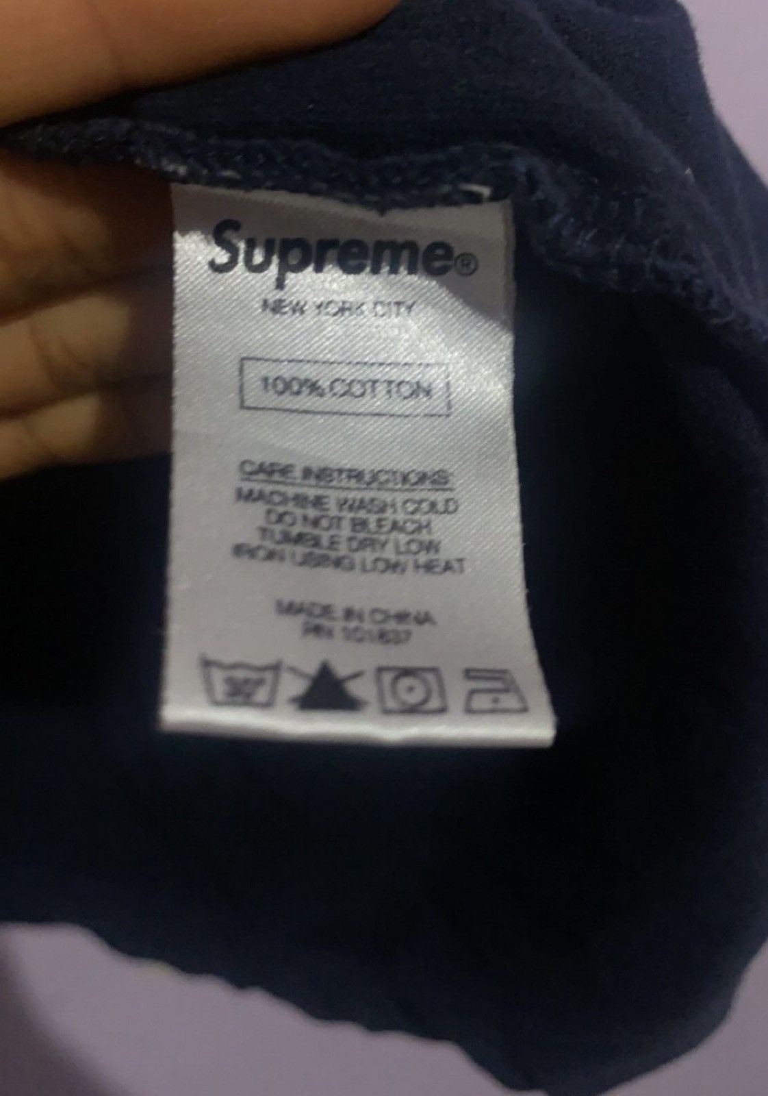 Supreme Supreme back logo shirt Size US M / EU 48-50 / 2 - 4 Thumbnail
