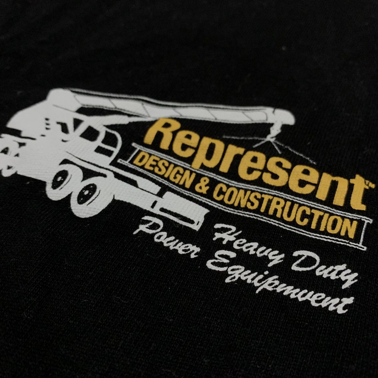 Represent Clo. Represent Small Design & Construction Jet Black Tee Size US S / EU 44-46 / 1 - 4 Thumbnail
