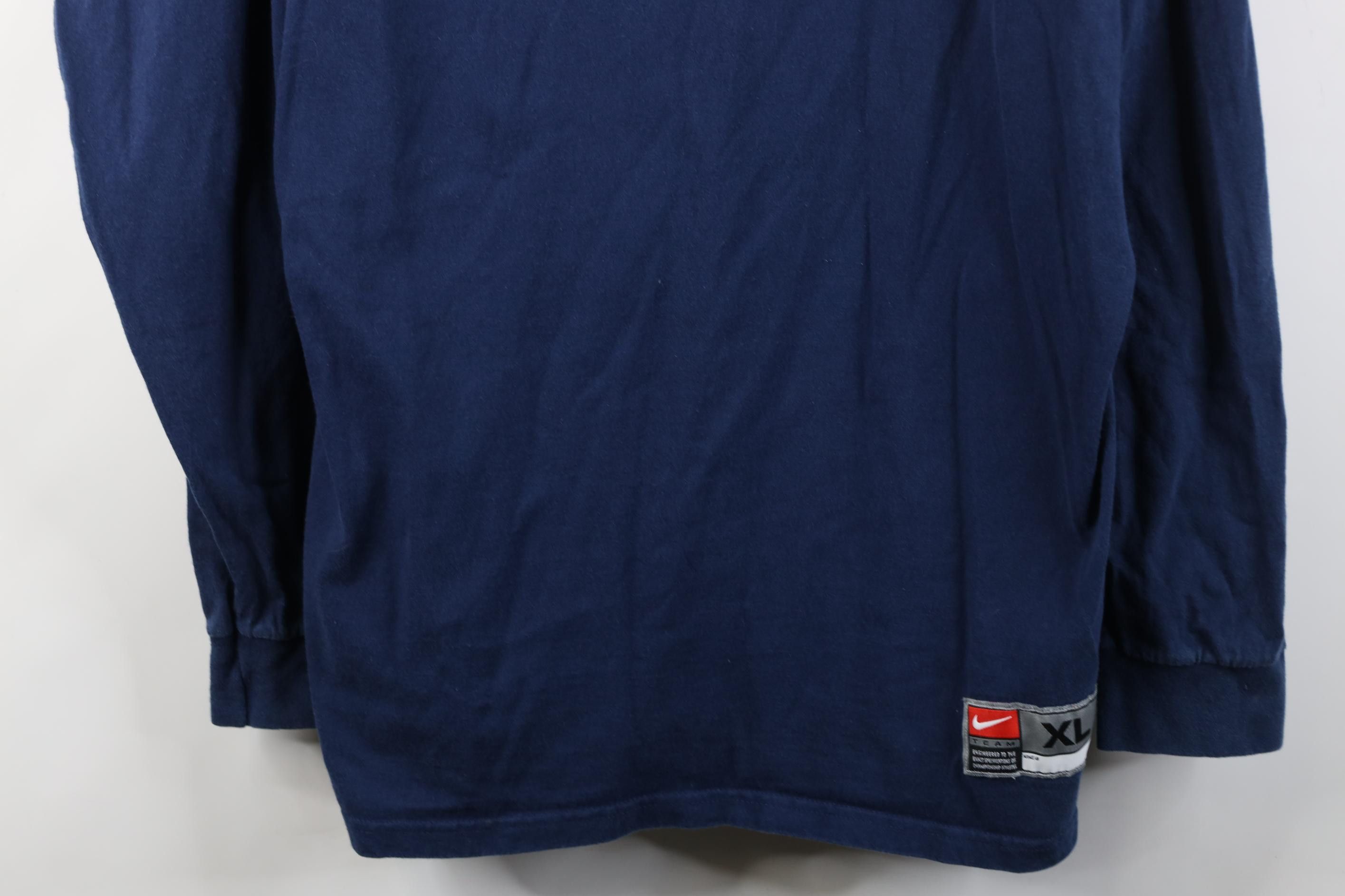 Nike Vintage Nike Swoosh University of Michigan Football T-Shirt Size US XL / EU 56 / 4 - 3 Thumbnail