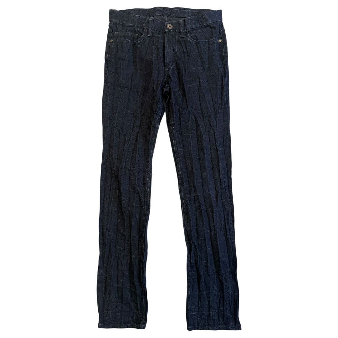 Issey Miyake Issey Miyake Autumn 2003 Winkle-Processed APOC Denim Size US 30 / EU 46 - 2 Thumbnail