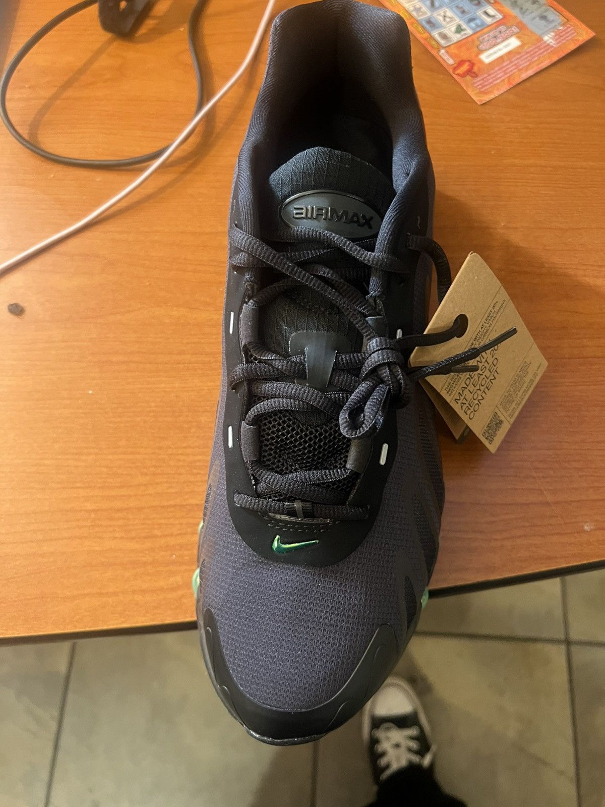Nike NIKE AIR MAX DN8 "BLACK/GREEN STRIKE-DK SMOKE GREY-BLACK" Size US 12 / EU 45 - 7 Thumbnail