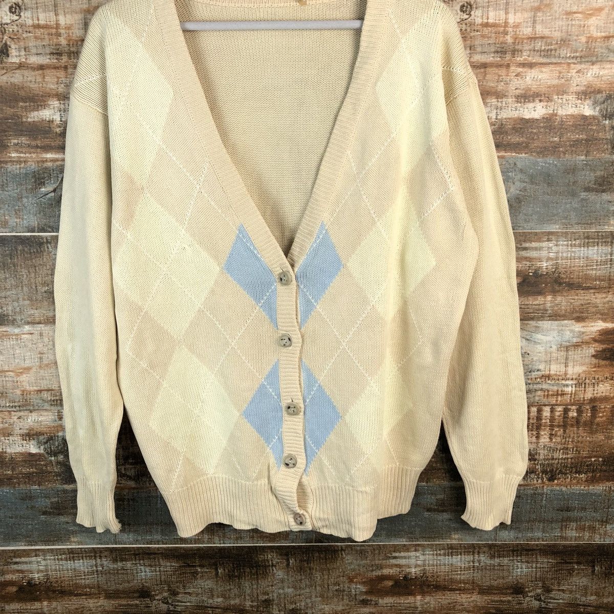 Japanese Brand Japanese Brand Brown Cardigan Knitwear #A1949 Size US L / EU 52-54 / 3 - 3 Thumbnail
