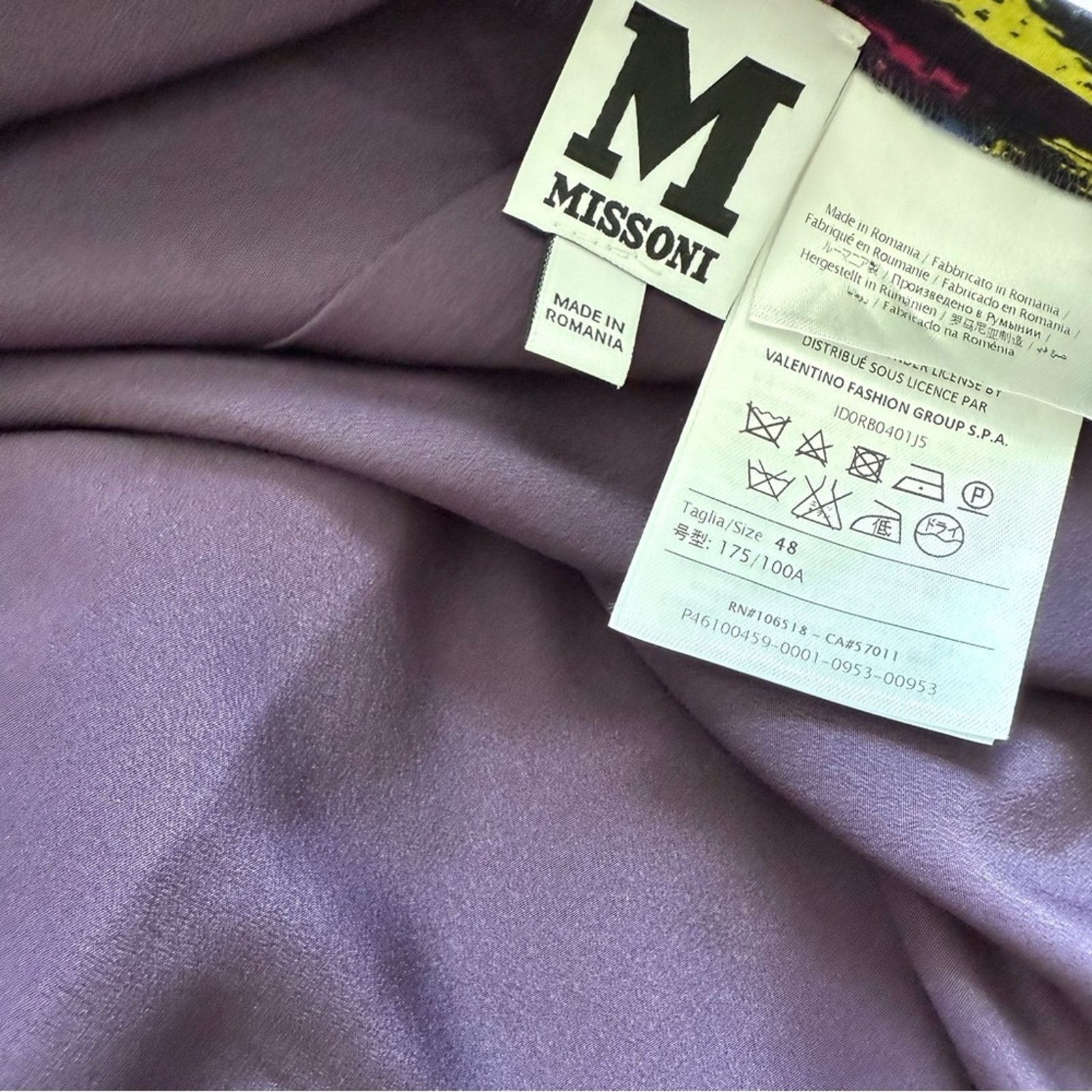 Missoni Missoni silk wide leg pants size 48IT or 12US Retail 450$ Size 34" / US 12 / IT 48 - 9 Thumbnail