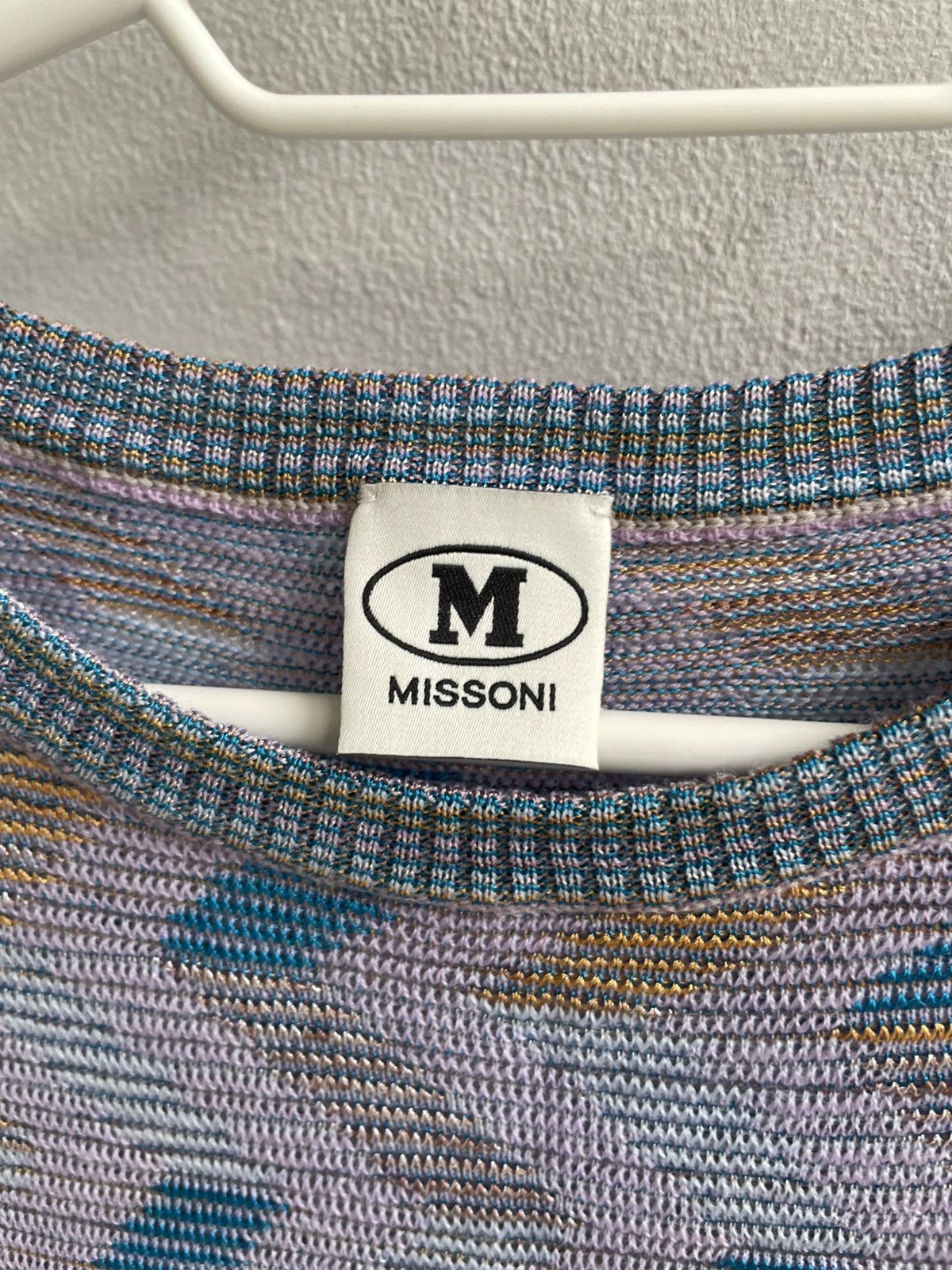 Missoni MISSONI Textured Thin Knit Pullover Sweater Top Long Sleeve Size L / US 10 / IT 46 - 4 Thumbnail