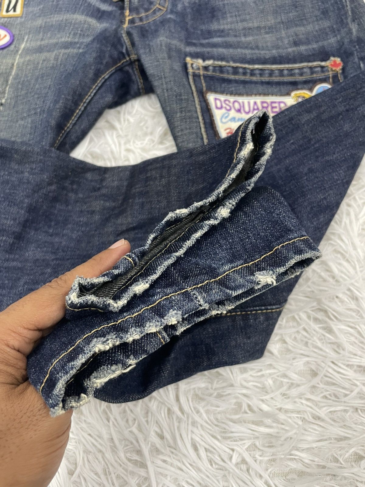 Dsquared2 Distress Dsquared2 3Q/Short Jeans Pant Made in Italy Size US 31 - 12 Thumbnail